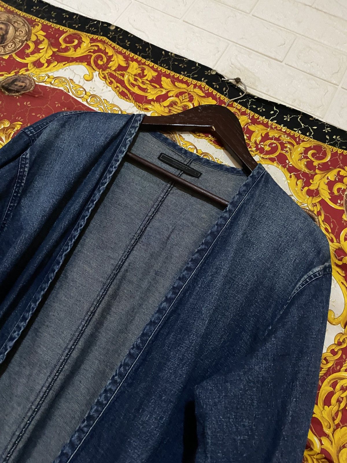 Sophnet. Sophnet. Ss19 patchwork paisley denim long kimono cardigan Size US L / EU 52-54 / 3 - 3 Thumbnail