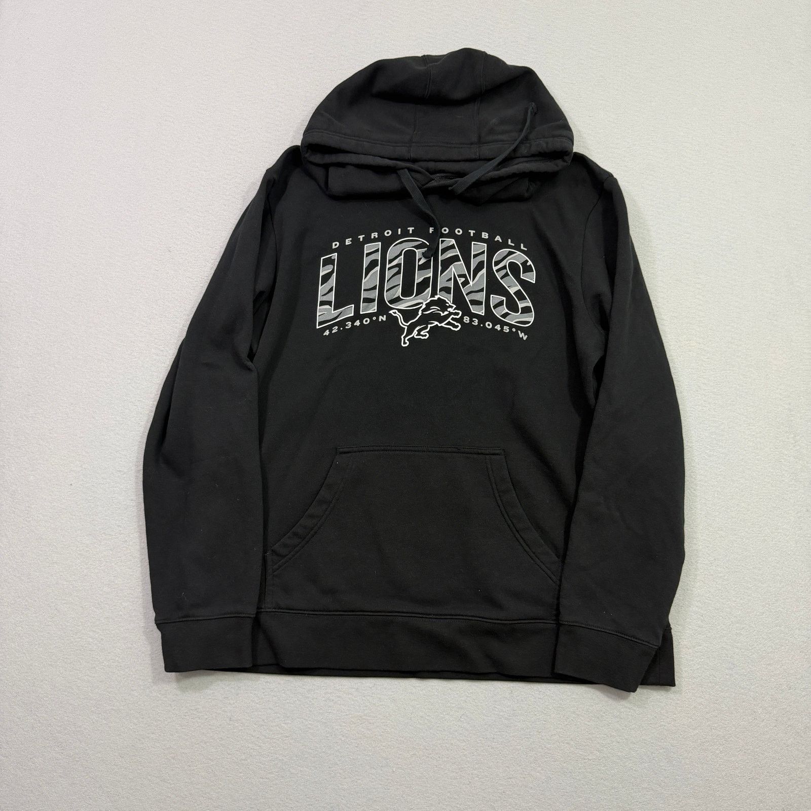 NFL Detroit Lions Hoodie Men's Extra Large Black Sweatshirt Size US XL / EU 56 / 4 - 1 Thumbnail