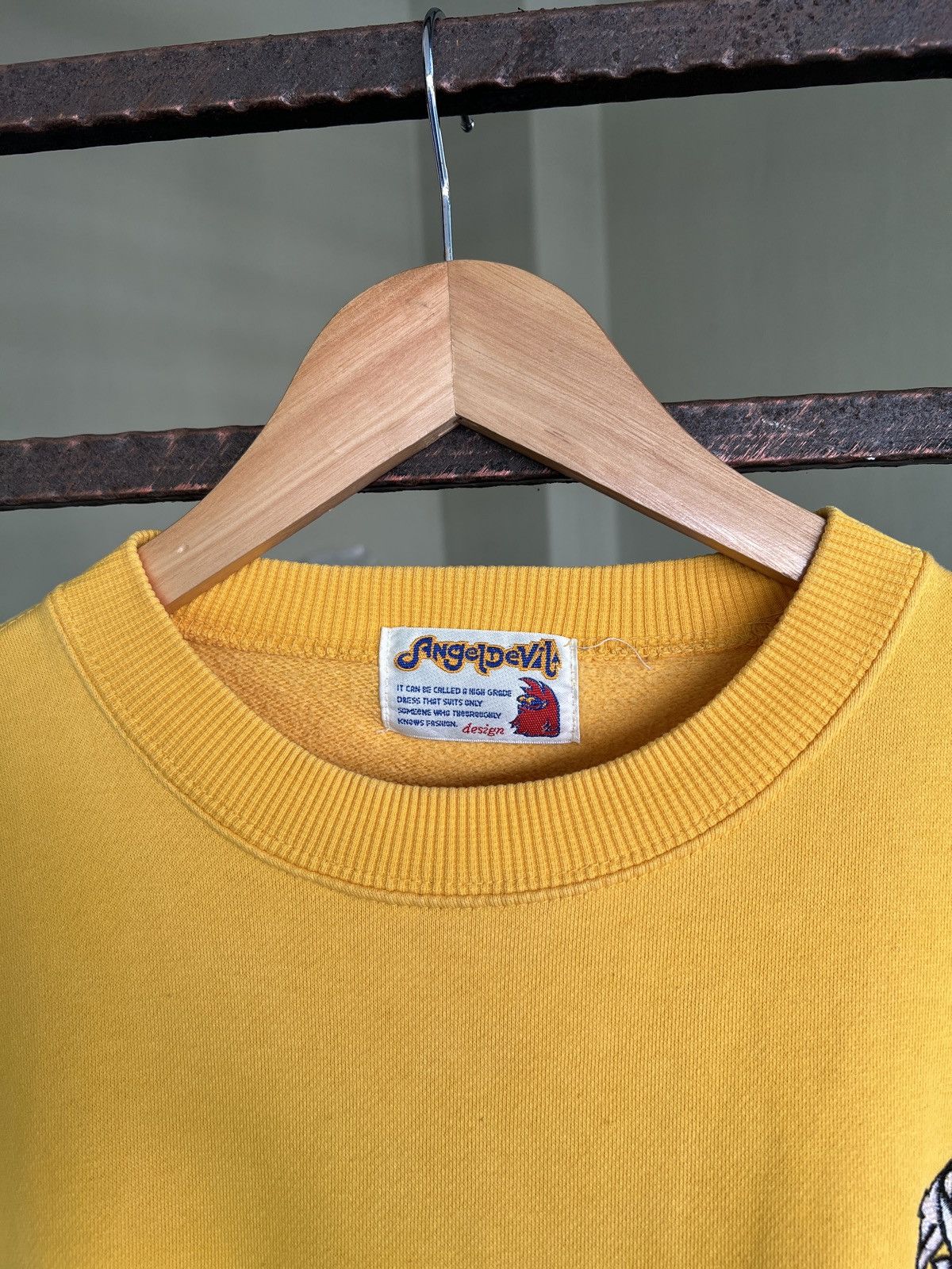 Japanese Brand vintage 90's angle devil Y2K design sweatshirt crewneck Size US L / EU 52-54 / 3 - 10 Thumbnail