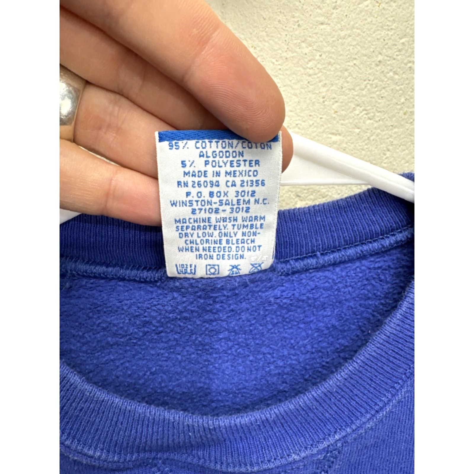 Champion VINTAGE Champion Sweatshirt Men Medium Blue 90s USA Sports Fleece Pullover Crew Neck Size US M / EU 48-50 / 2 - 3 Thumbnail