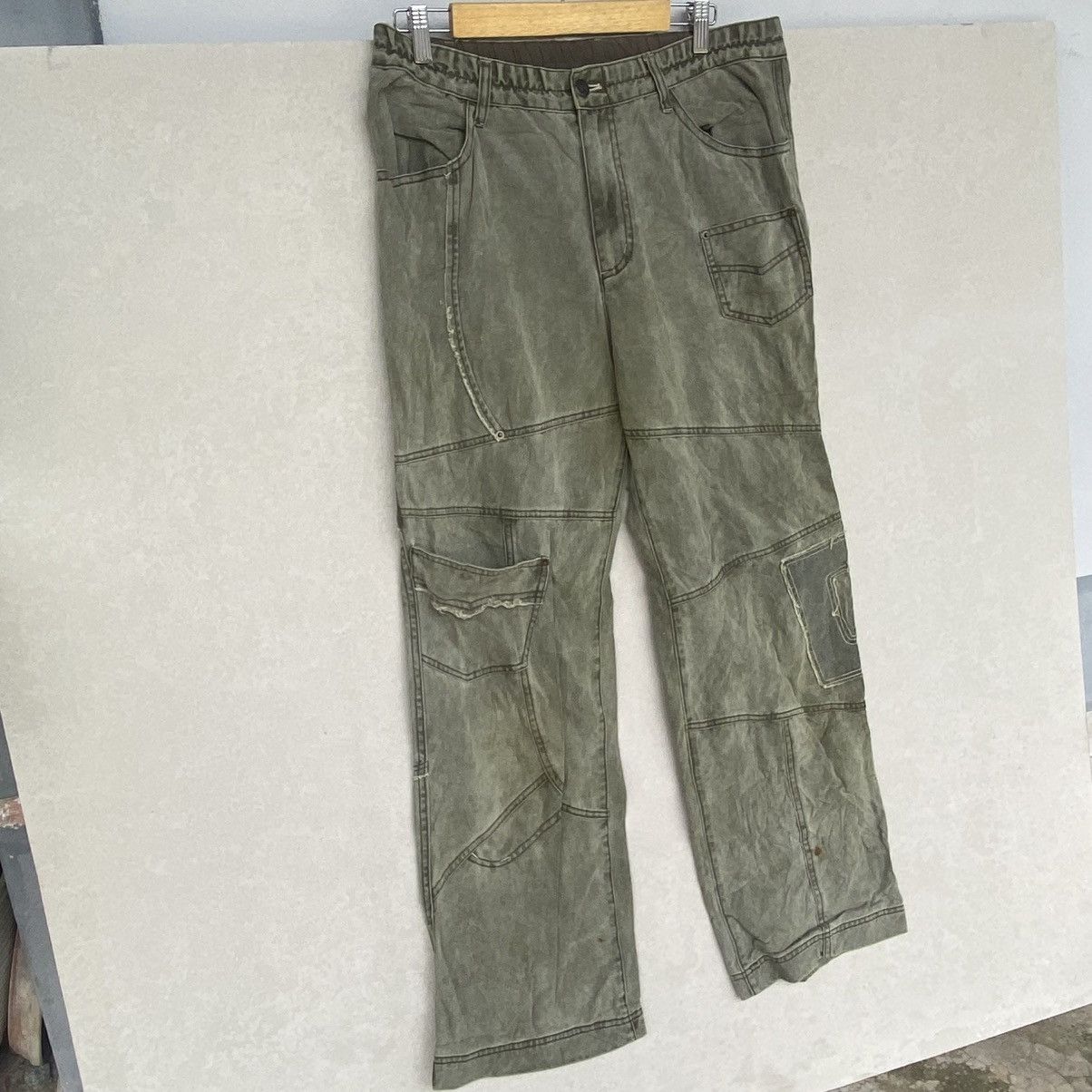Other Vintage Drugstore Khaki Cargo Pants A Grunge Vibe W32 L37 Size US 32 / EU 48 - 2 Thumbnail