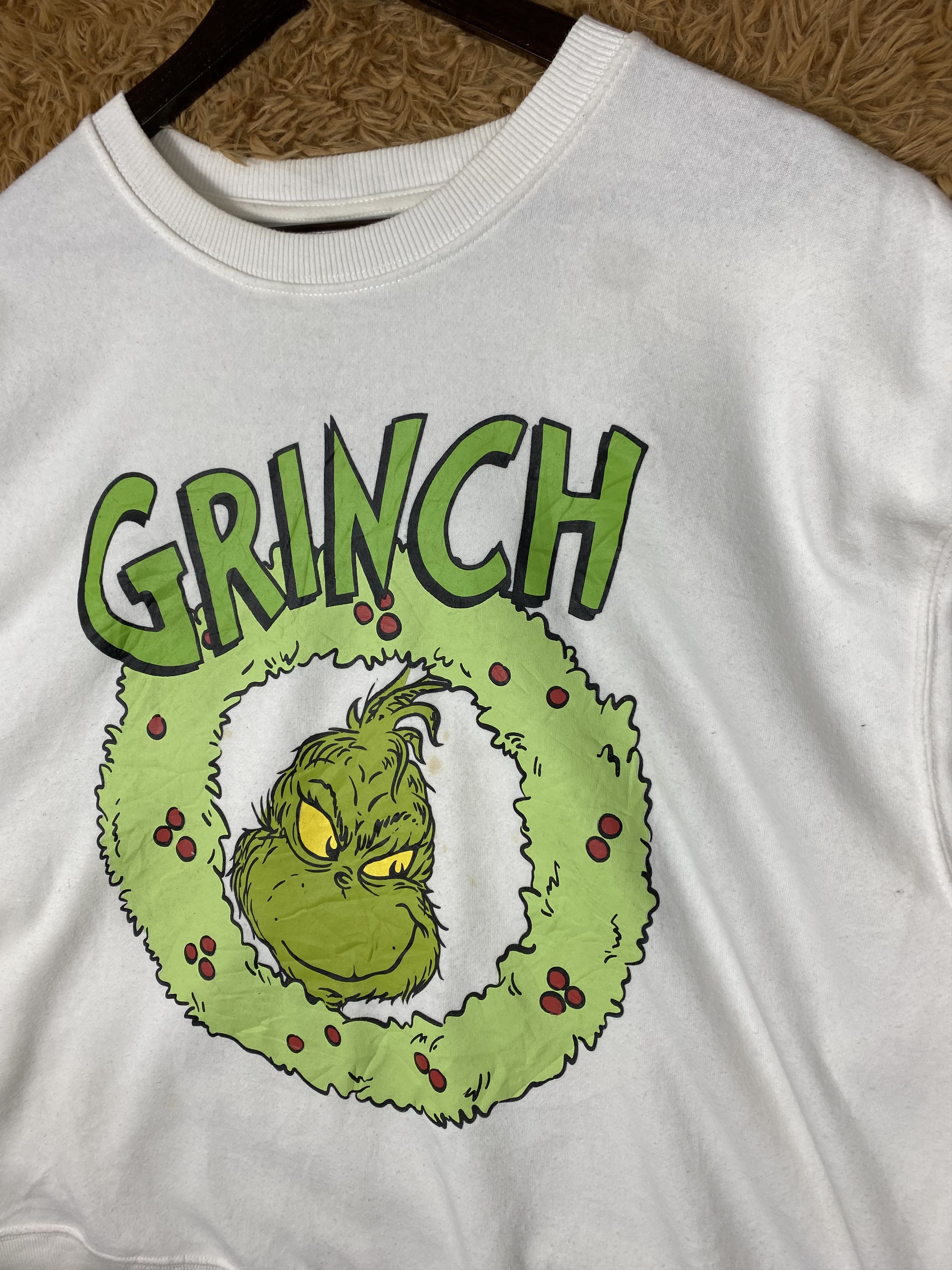 Cartoon Network Vintage The Grinch Dr. Seuss Sweatshirts PS0342 Size US L / EU 52-54 / 3 - 3 Thumbnail