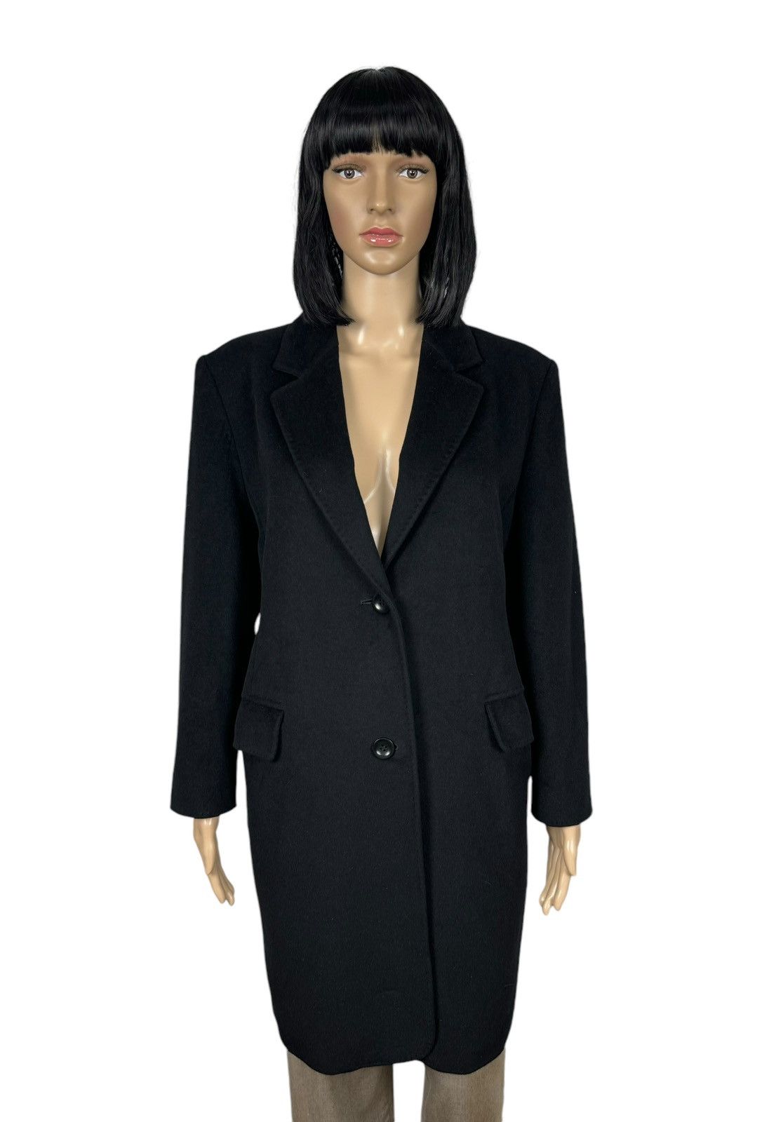 Max Mara Max Mara Virgin Wool-Angora Rabbit Coat size US10 IT44 Size L / US 10 / IT 46 - 1 Thumbnail