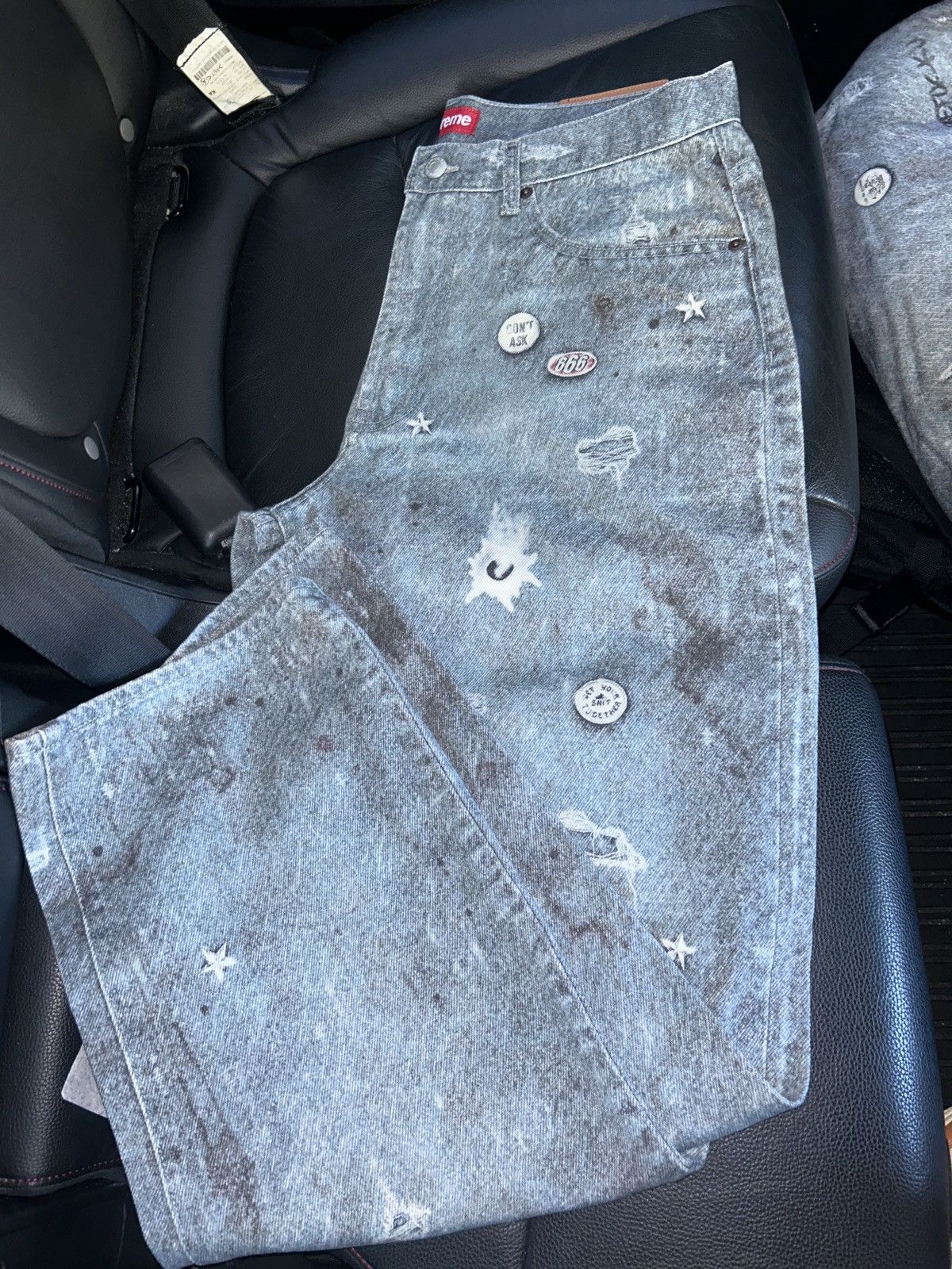 FW24 Supreme HJR Trompe L'oeil Loose Fit Jean (Supreme