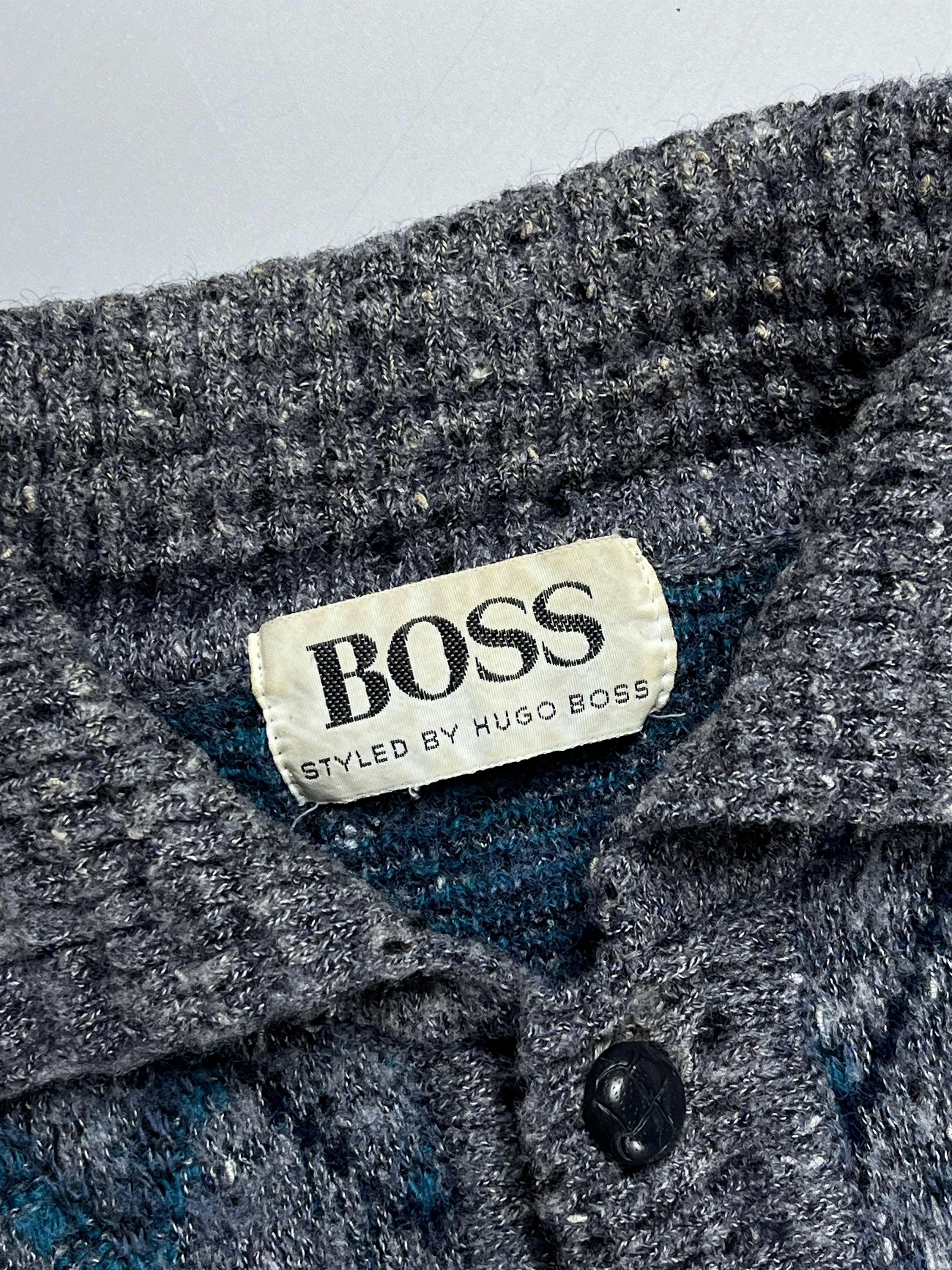Hugo Boss × Vintage Rare Hugo Boss 90s Knited Sweater Size US L / EU 52-54 / 3 - 3 Thumbnail