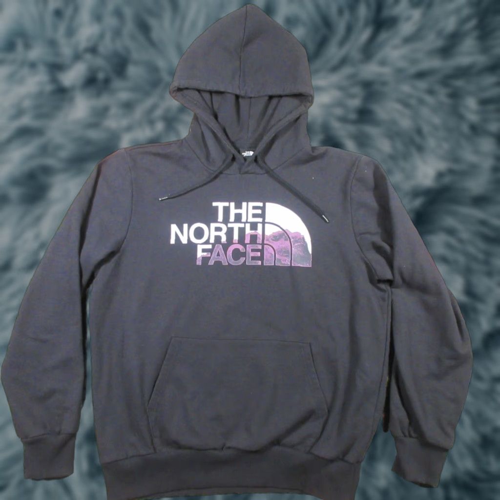 The North Face The North Face Hoodie Mens L Black Fleece Pullover Outdoor Big Graphic Logo EUC Size US L / EU 52-54 / 3 - 1 Thumbnail