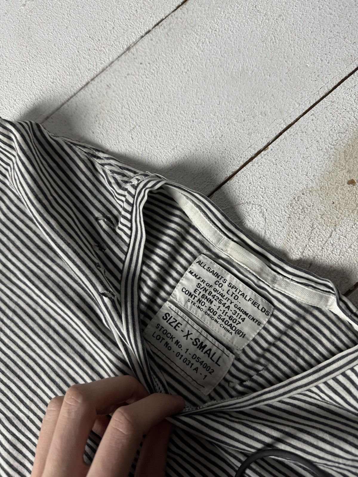 Allsaints 🚨ALLSAINTS GRAY T-SHIRT LUXURY OPIUM Y2K LUXURY Size US XS / EU 42 / 0 - 8 Thumbnail