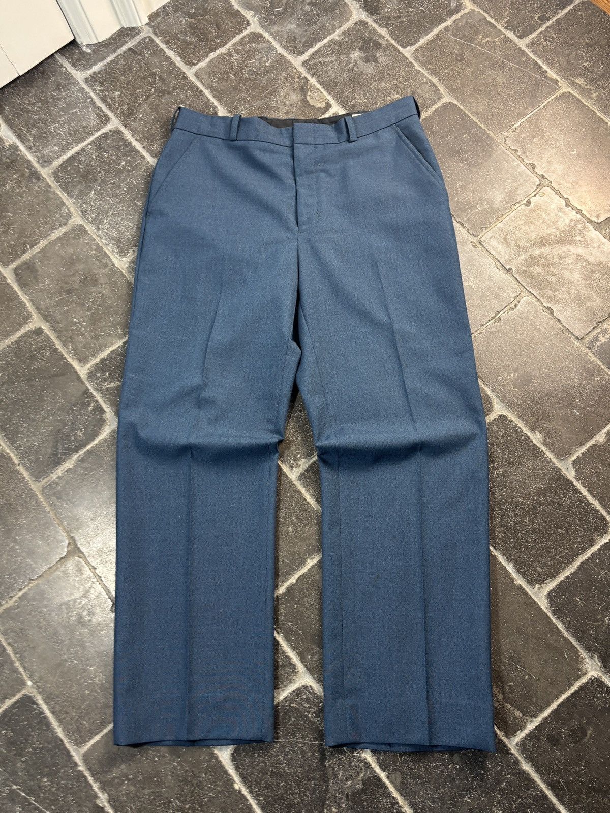 Vintage Vintage Suit Two Piece Uniform Pilot Military Service Blue Size 36R - 7 Thumbnail