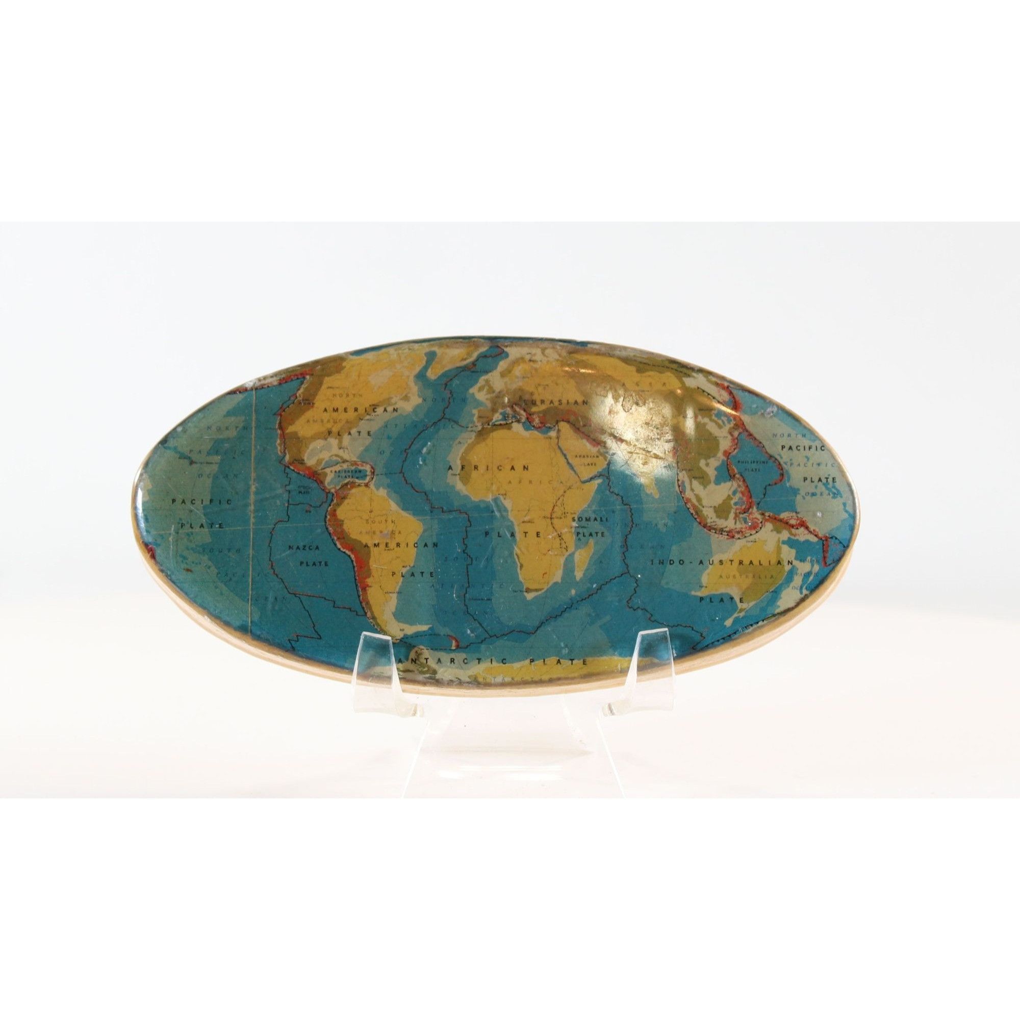 Vintage National Geographic Society World Atlas Promotion Wooden Bel Size ONE SIZE - 1 Thumbnail