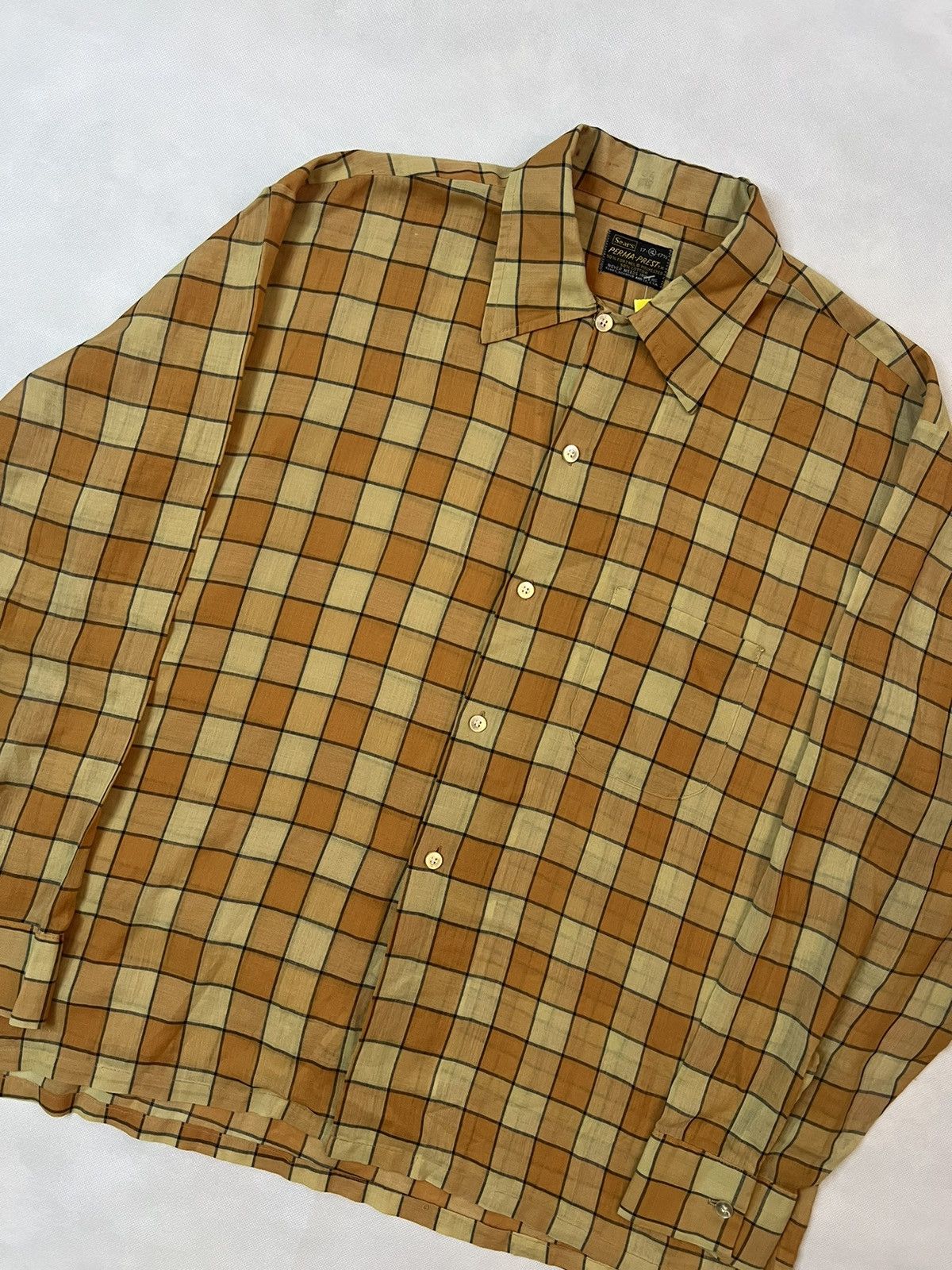 Sears 60's Vintage Sears Perma Prest Button Up Size US XL / EU 56 / 4 - 6 Thumbnail