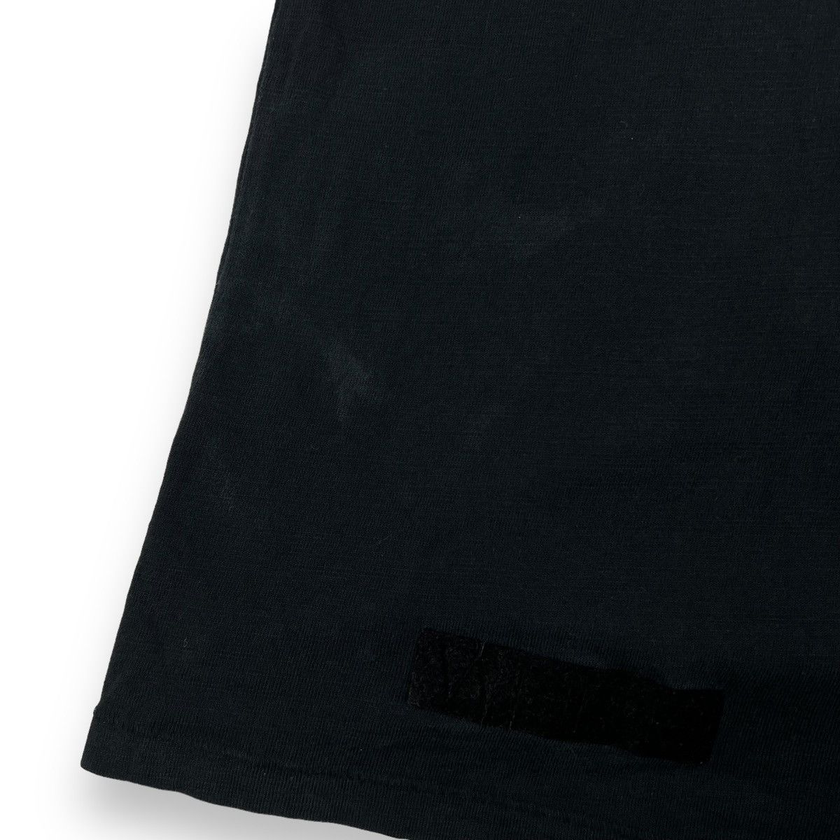 Off-White Off-White Black Velour Diagonal T Shirt Size US M / EU 48-50 / 2 - 4 Thumbnail