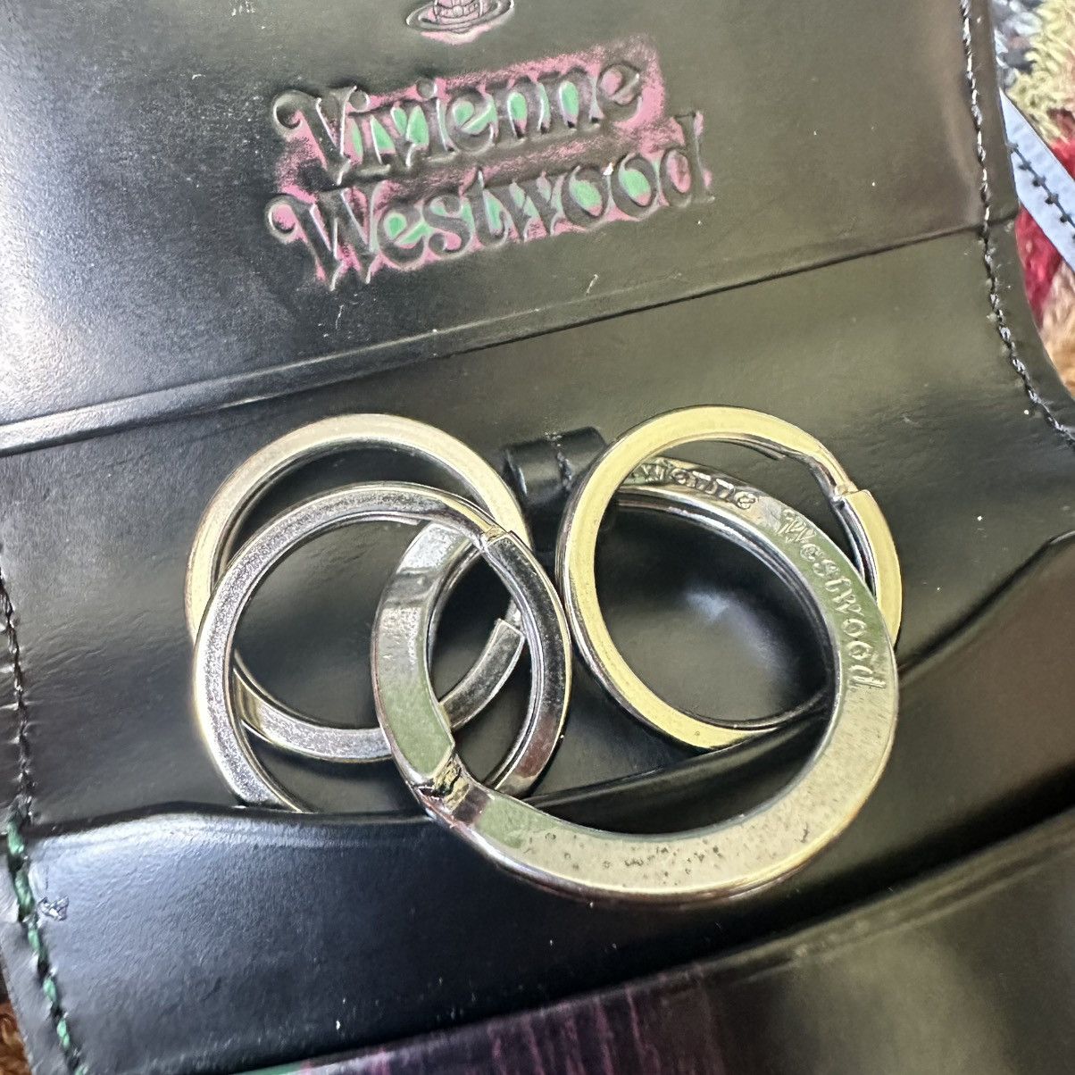 Vivienne Westwood 🔥Rare🔥 Key holder Grail Japan Card holder unique Size ONE SIZE - 6 Thumbnail