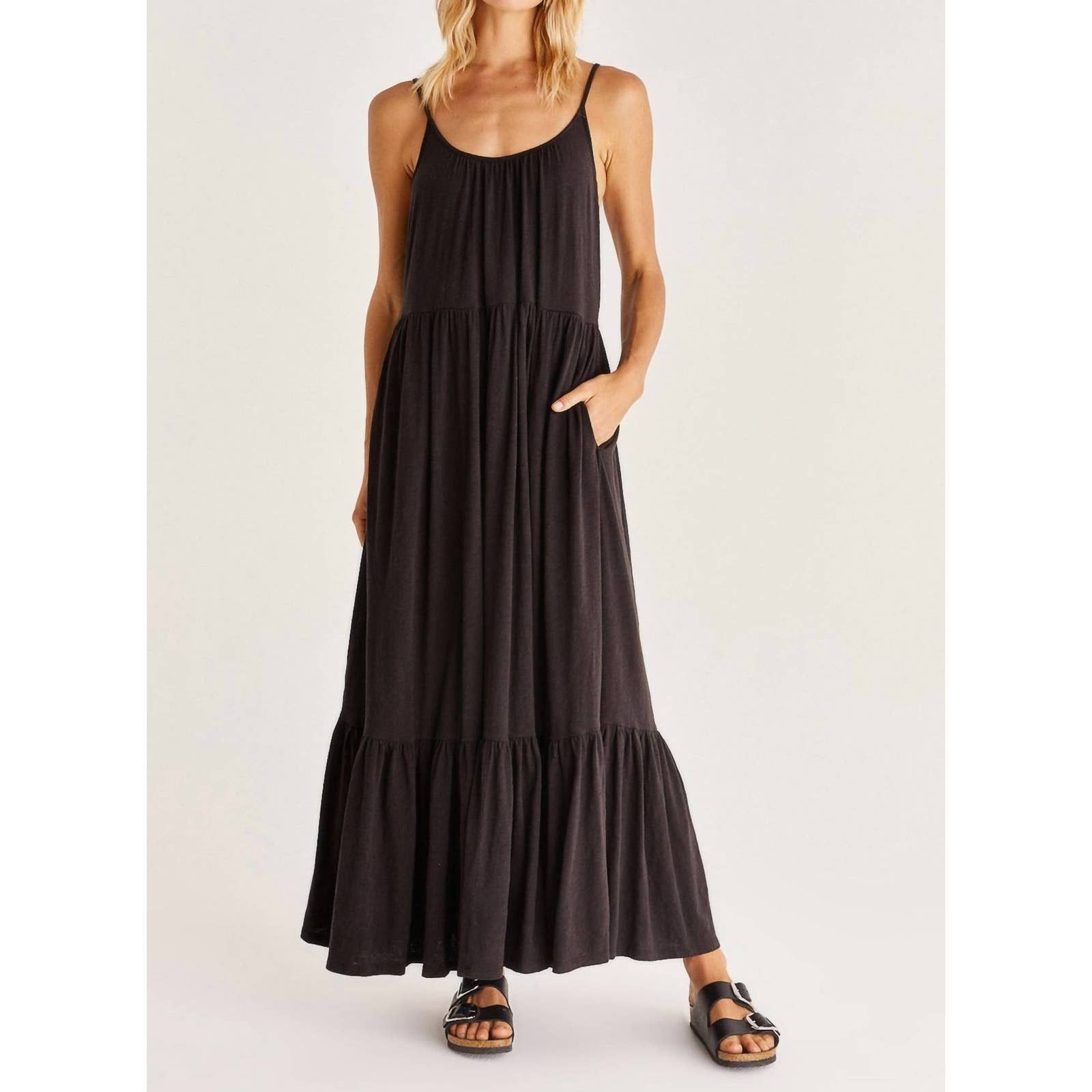 eliza j fit and flare dress Sequinned Tiered & – DGFOutlet Satin Cowl Neck Backless Style:Mini _okendo:syndication_key:CL128839002