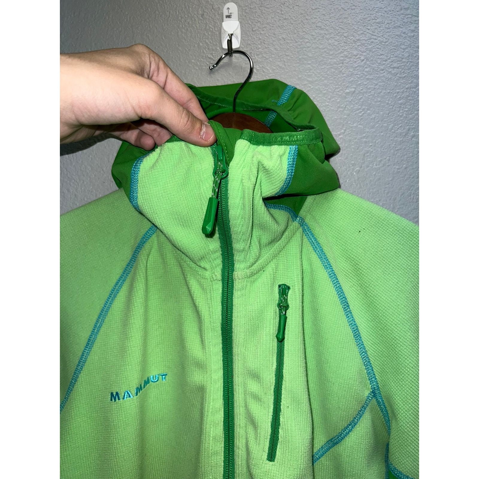 Vintage Womens Mammut Jacket Yukon Tech 92% Polyester Green Ski M Size M / US 6-8 / IT 42-44 - 6 Thumbnail