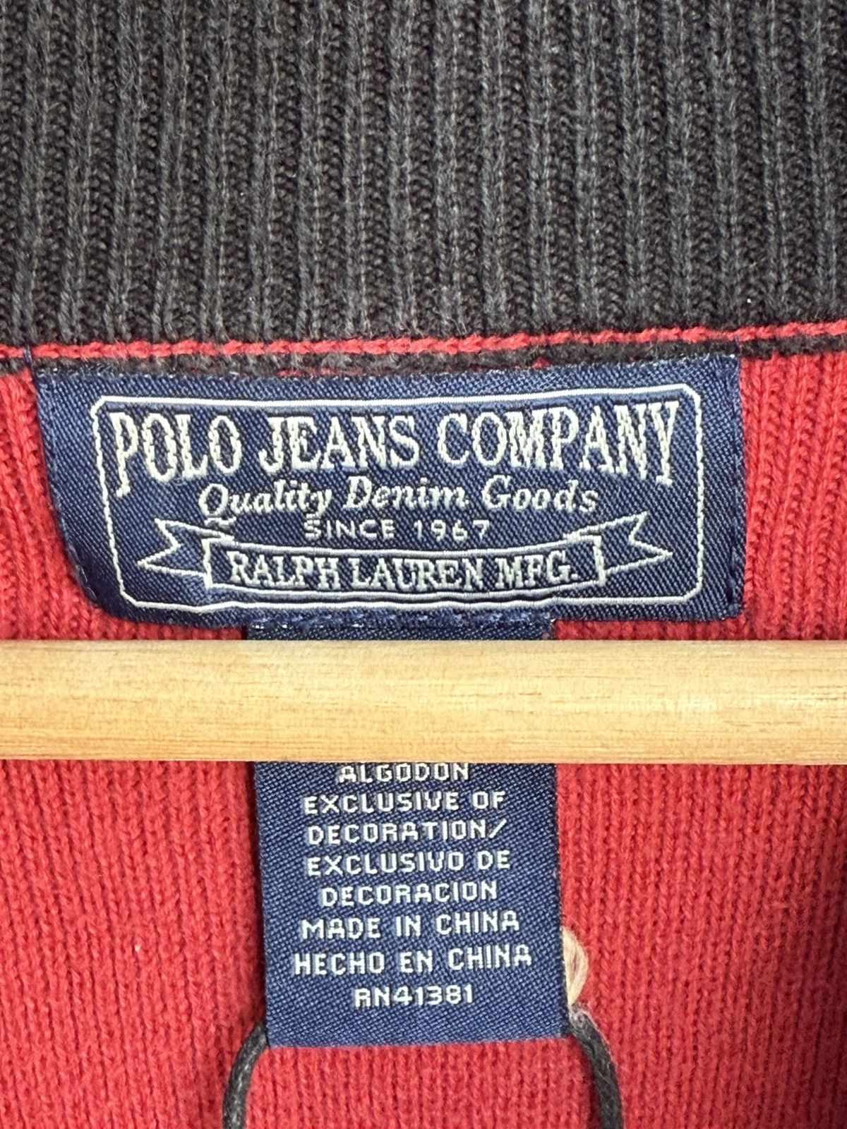 Polo Ralph Lauren × RRL Ralph Lauren × Ralph Lauren Polo Ralph Lauren Half Zipper Sweater Size L / US 10 / IT 46 - 5 Thumbnail