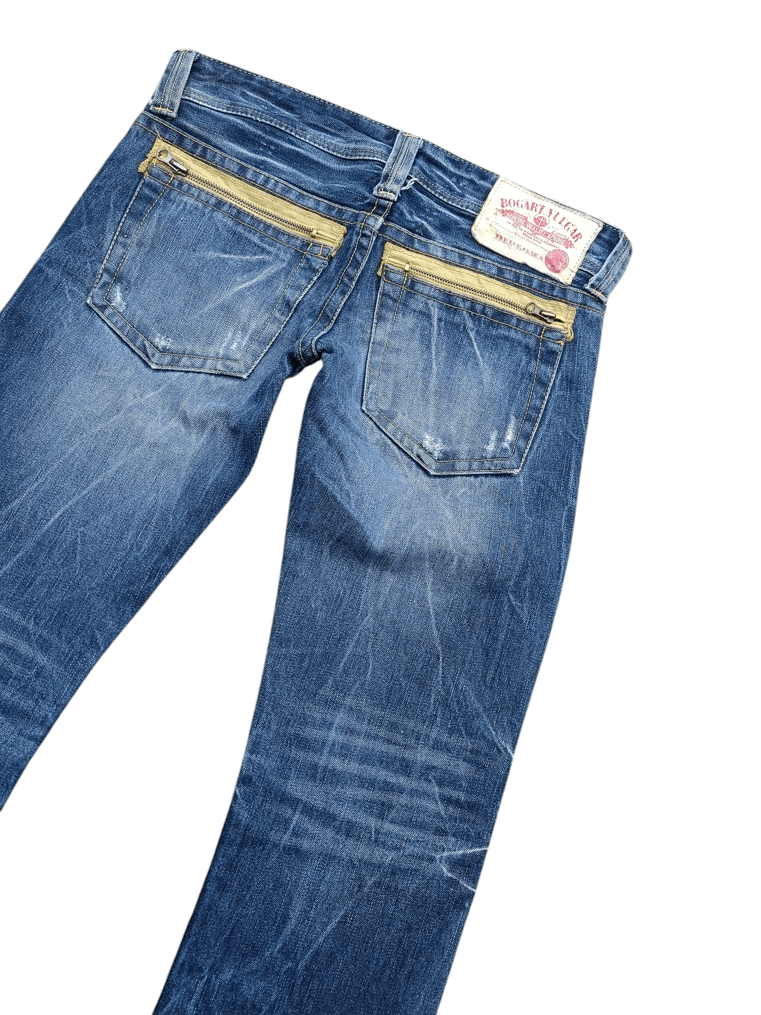 Japanese Brand Japanese Brand Bogart Vulga Whiskers Flare Jeans Size US 32 / EU 48 - 12 Thumbnail