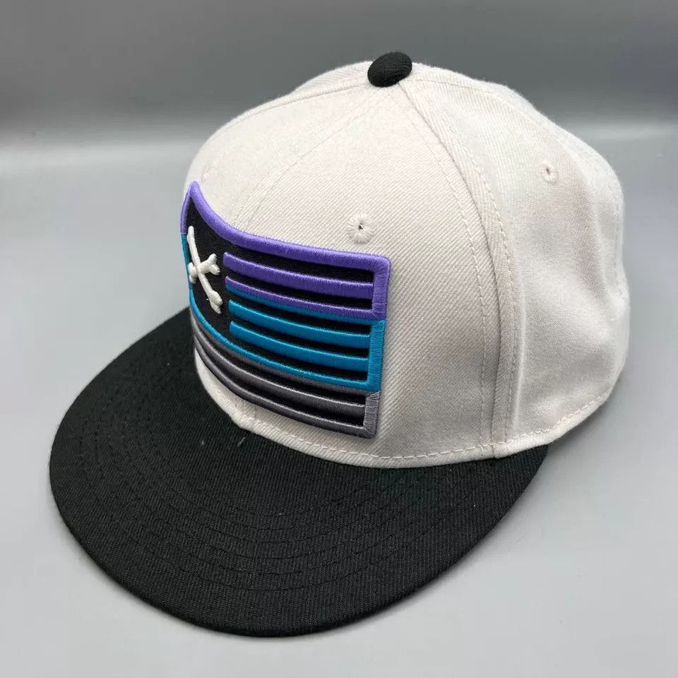 NEFF Snoop Nation Hat Men White Embroidered Neff Snap Back Cap Size ONE SIZE - 2 Thumbnail