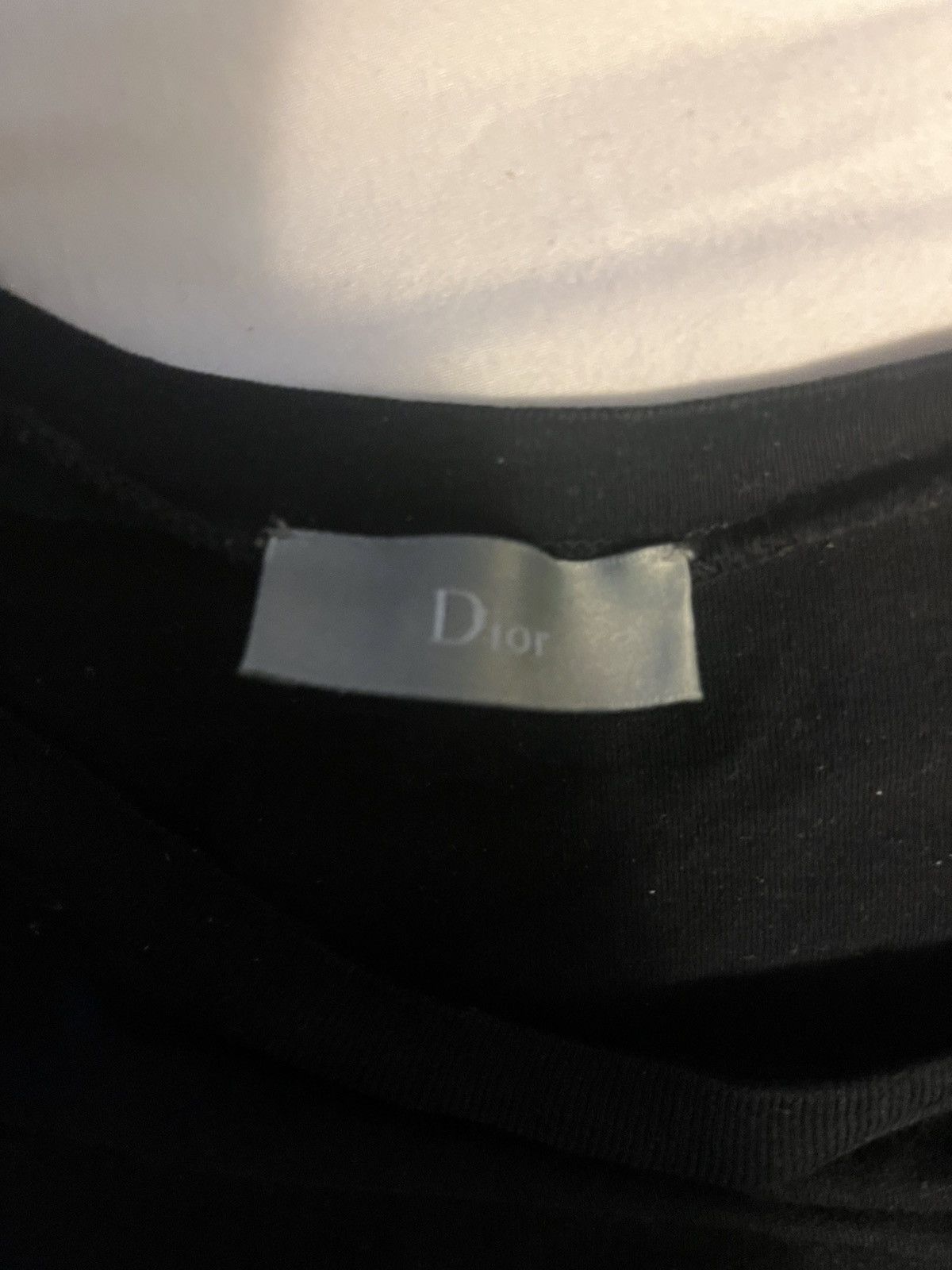 Dior black embroidered dior bee t-shirt Size US M / EU 48-50 / 2 - 3 Thumbnail