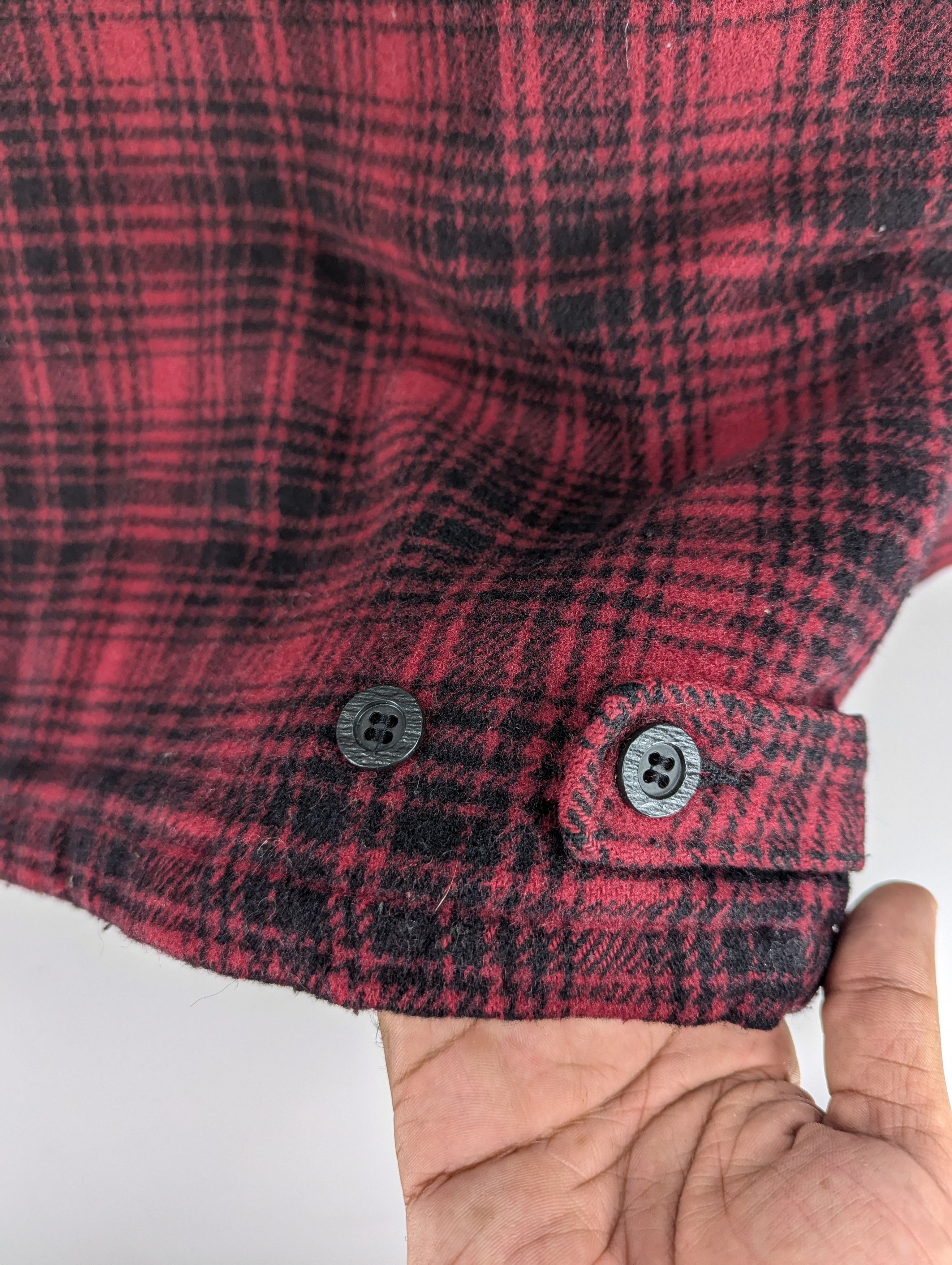 Johnbull Vintage JOHNBULL Wool Checked Quilted Zipper Jacket Size US L / EU 52-54 / 3 - 14 Thumbnail