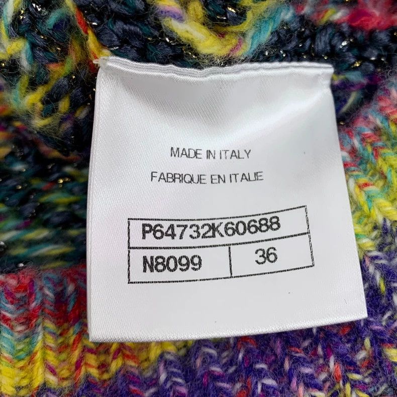 Chanel Chanel Kangpeng Street Series Colorful Checked Wool Woven Size XS / US 0-2 / IT 36-38 - 6 Thumbnail