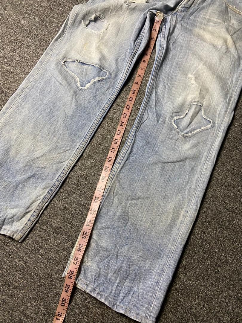 Levi's Levis Strauss Co. Distressed Denim Jeans (157) Size US 32 / EU 48 - 7 Thumbnail