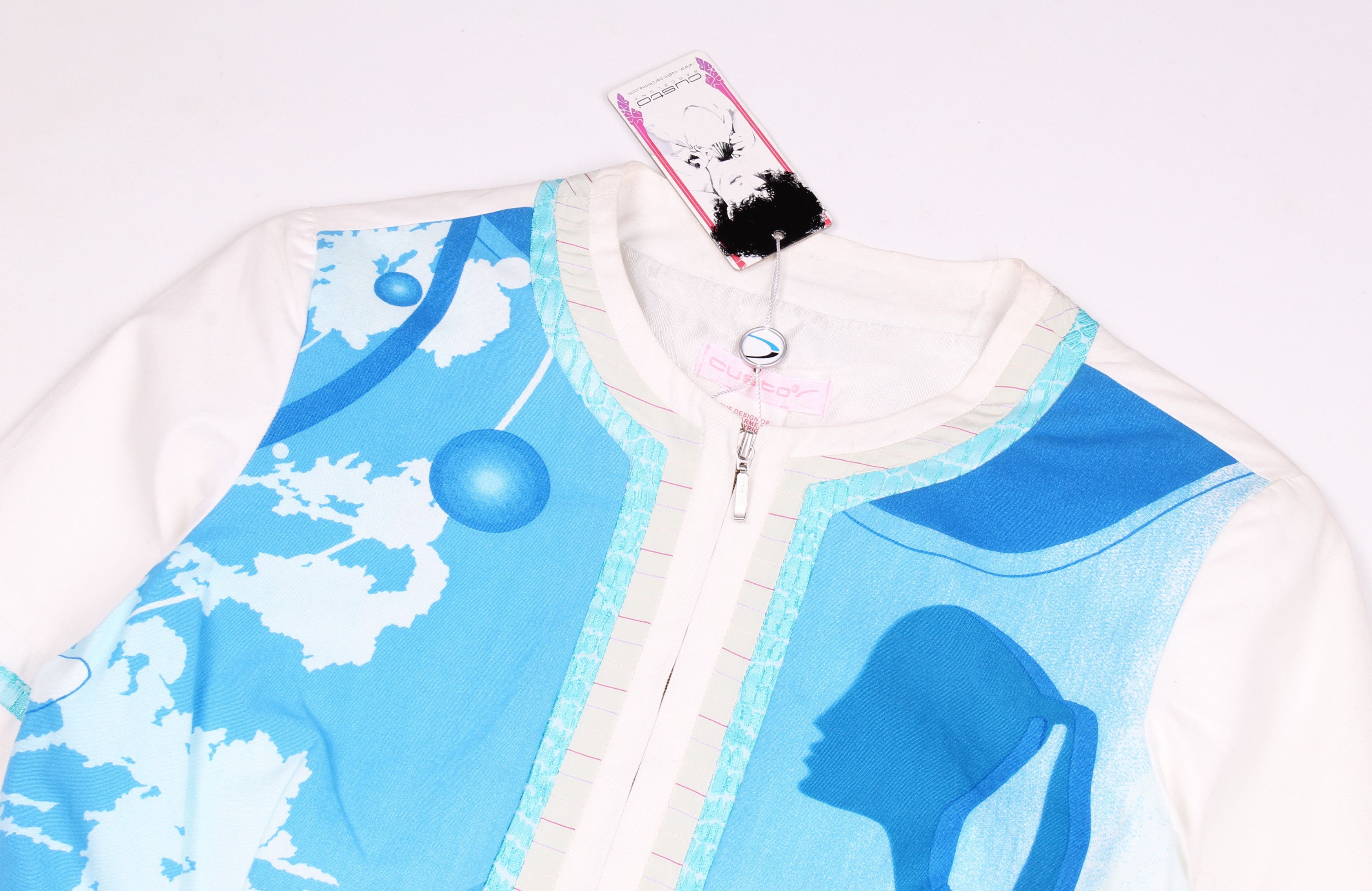 Custo Barcelona × Vintage Vintage Custo Barcelona Y2K Kidcore Printed Light Jacket Size XS / US 0-2 / IT 36-38 - 5 Thumbnail