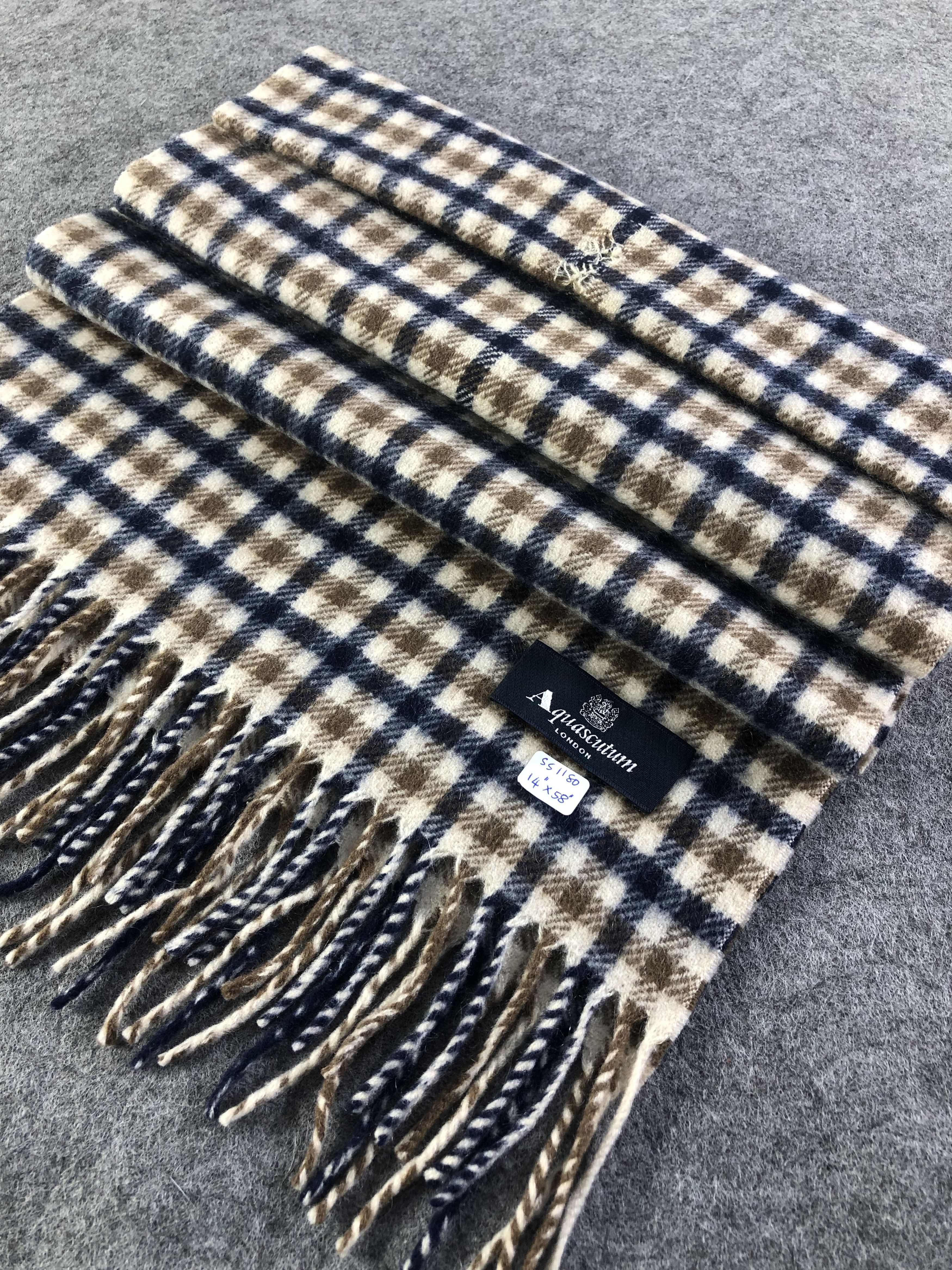 Aquascutum Aquasqutum Scarf / Muffler / Neckwear SS1180 Size ONE SIZE - 3 Thumbnail