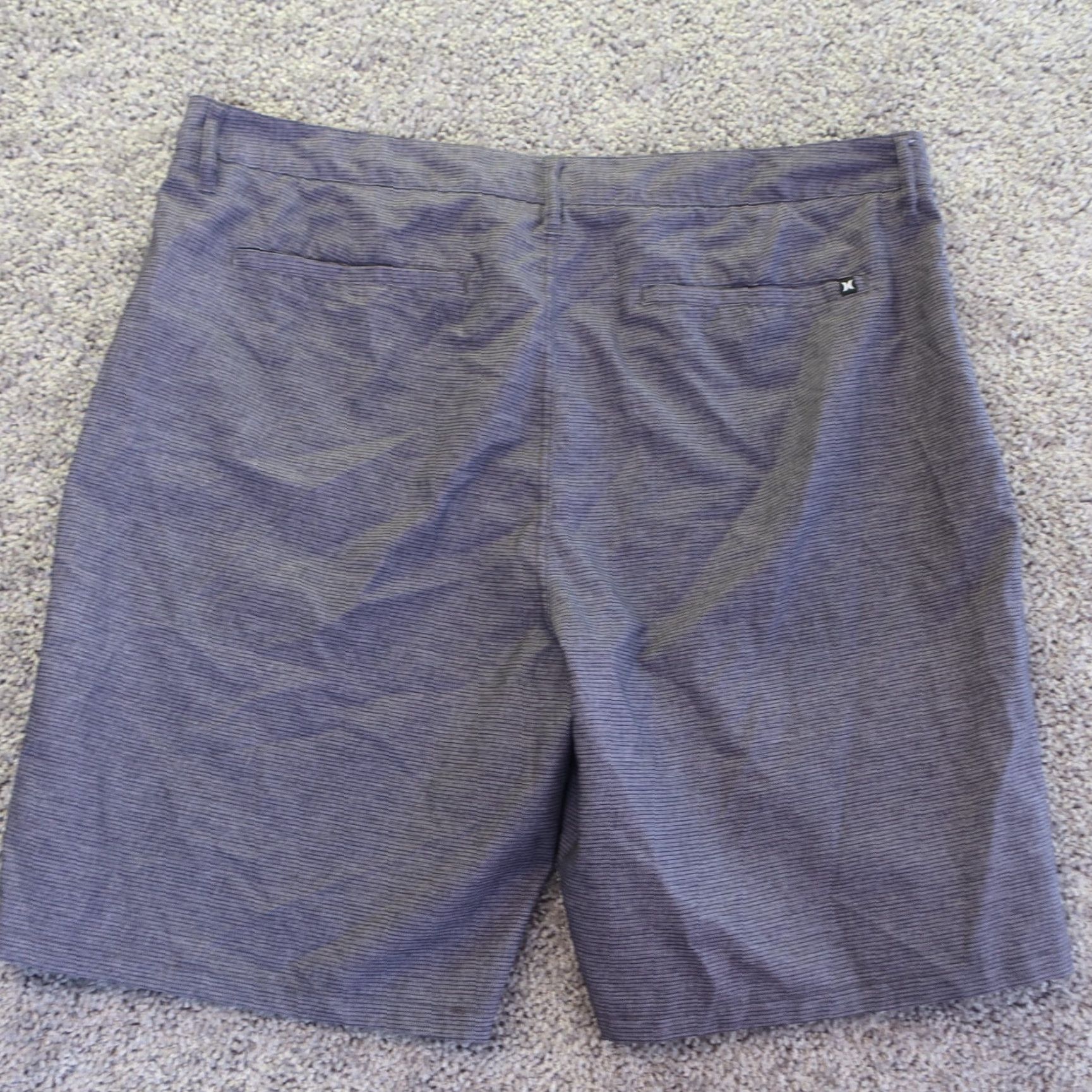 Hurley Hurley Shorts Mens 38 Gray Lightweight Golf Quick Dry EUC Striped 90s Athletic Size US 38 / EU 54 - 2 Thumbnail