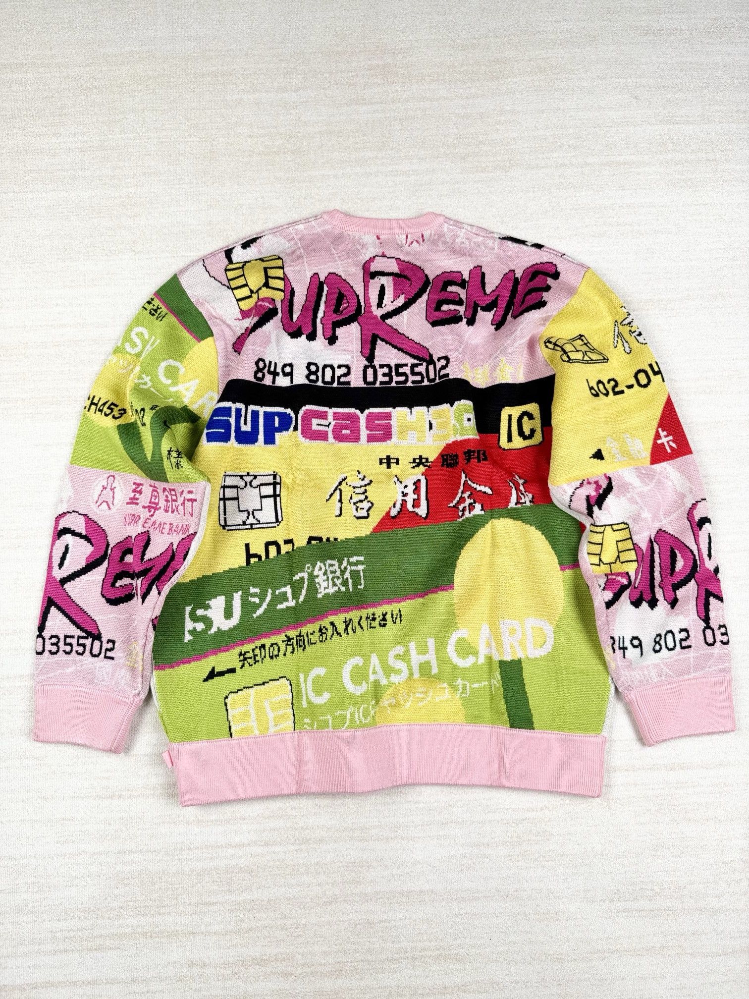 Supreme credit card sweater Size US XL / EU 56 / 4 - 12 Thumbnail