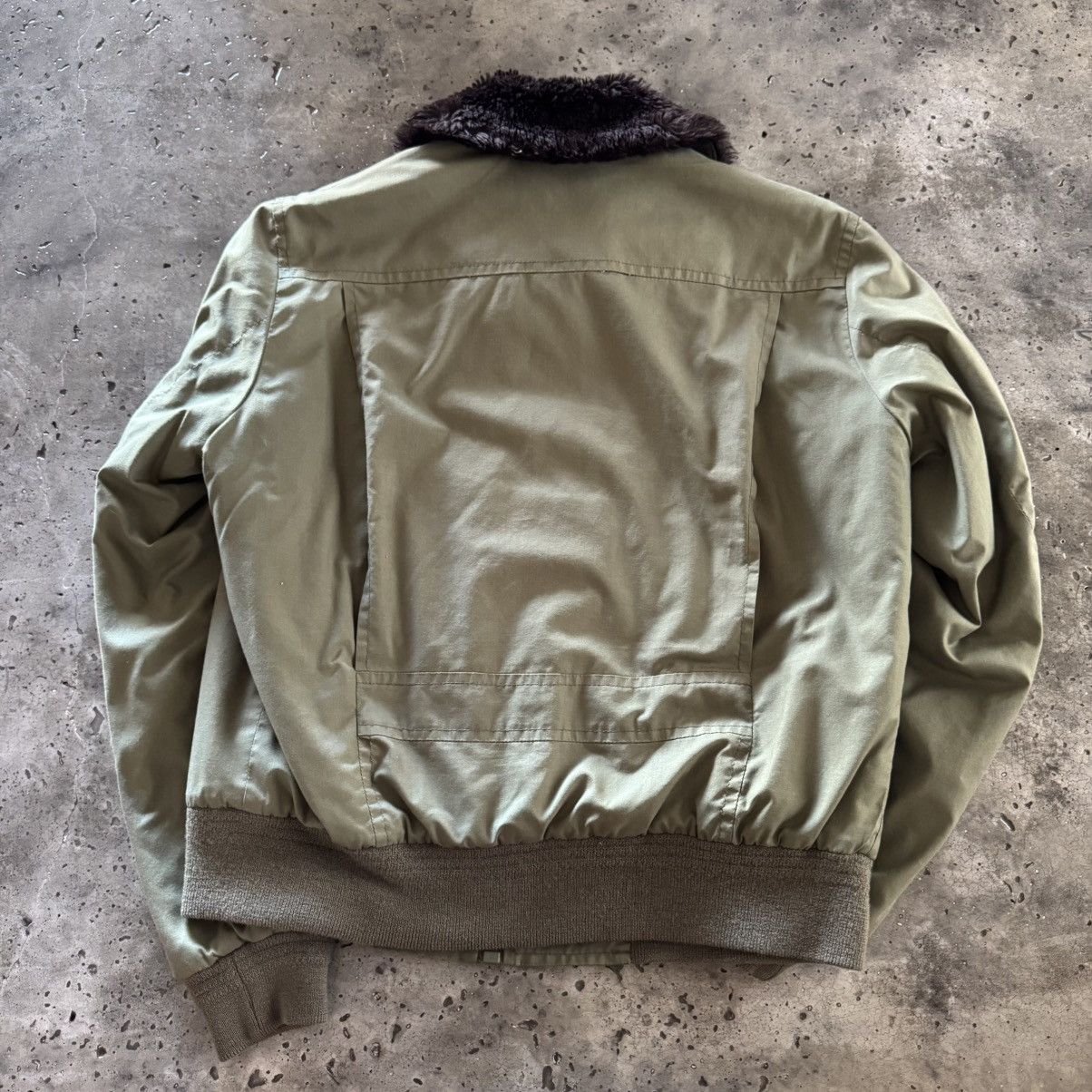Saks Fifth Avenue Vintage Flight Jacket Size US M / EU 48-50 / 2 - 2 Thumbnail