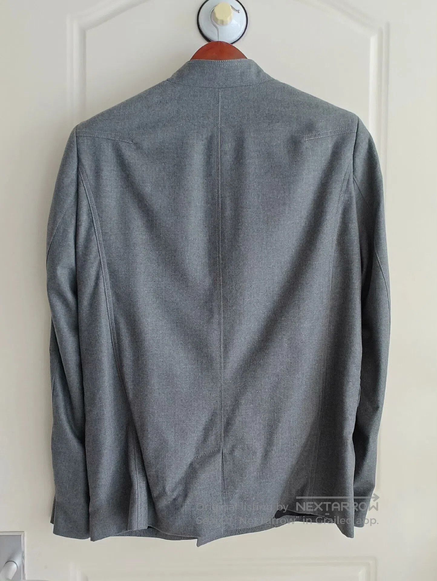 5351 POUR LES HOMMES Les Hommes Virgin Wool Stand Collar Blazer. Size US M / EU 48-50 / 2 - 2 Thumbnail
