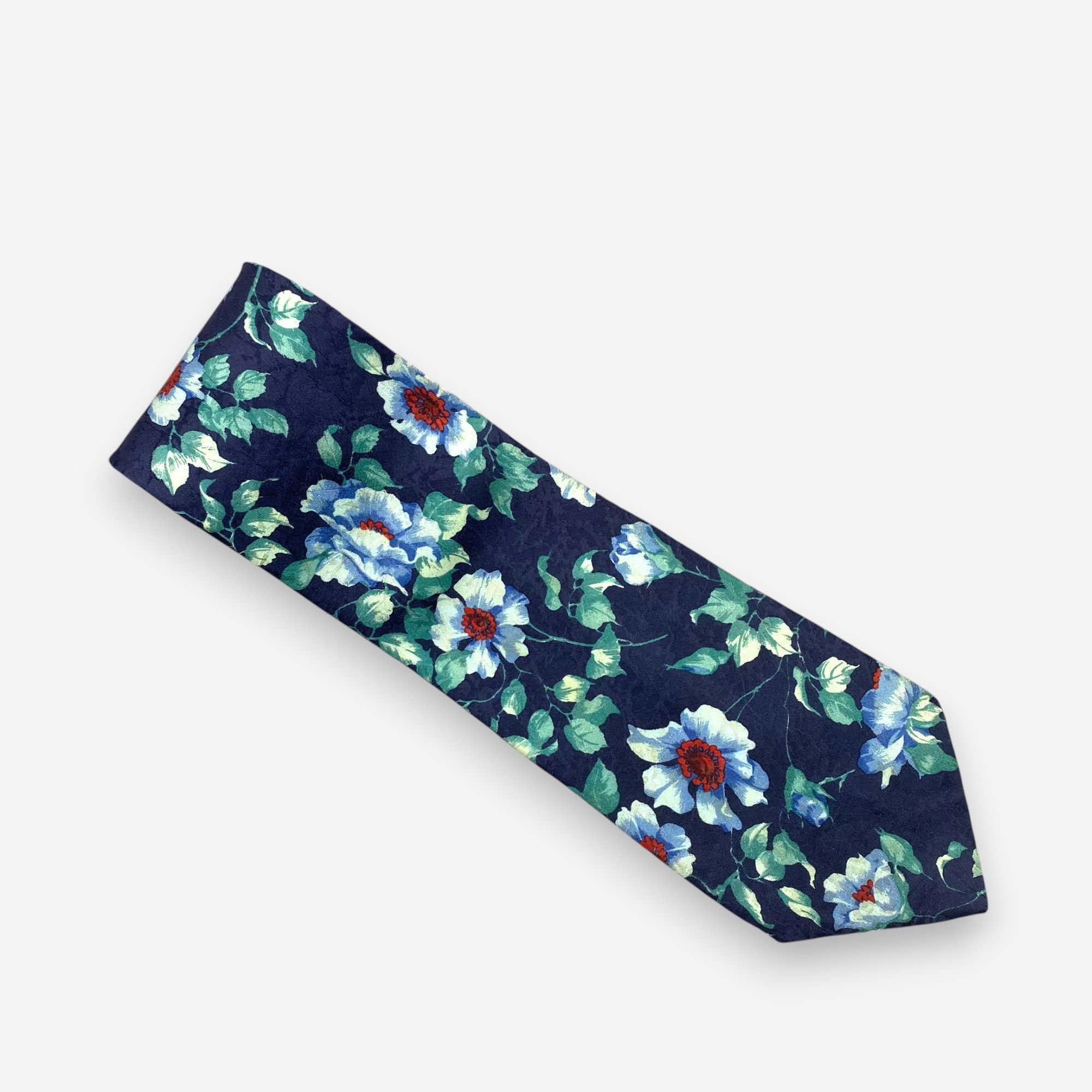 Japanese Brand Vintage Yves Saint Laurent SILK Necktie Cravate Pure Silk Size ONE SIZE - 2 Thumbnail