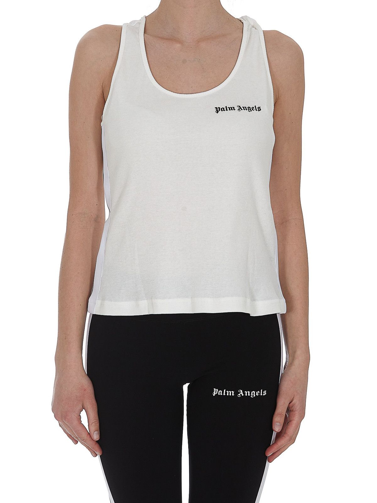Palm Angels o1gr1nt0425 Classic Logo Tank Top in White Size XS / US 0-2 / IT 36-38 - 3 Thumbnail