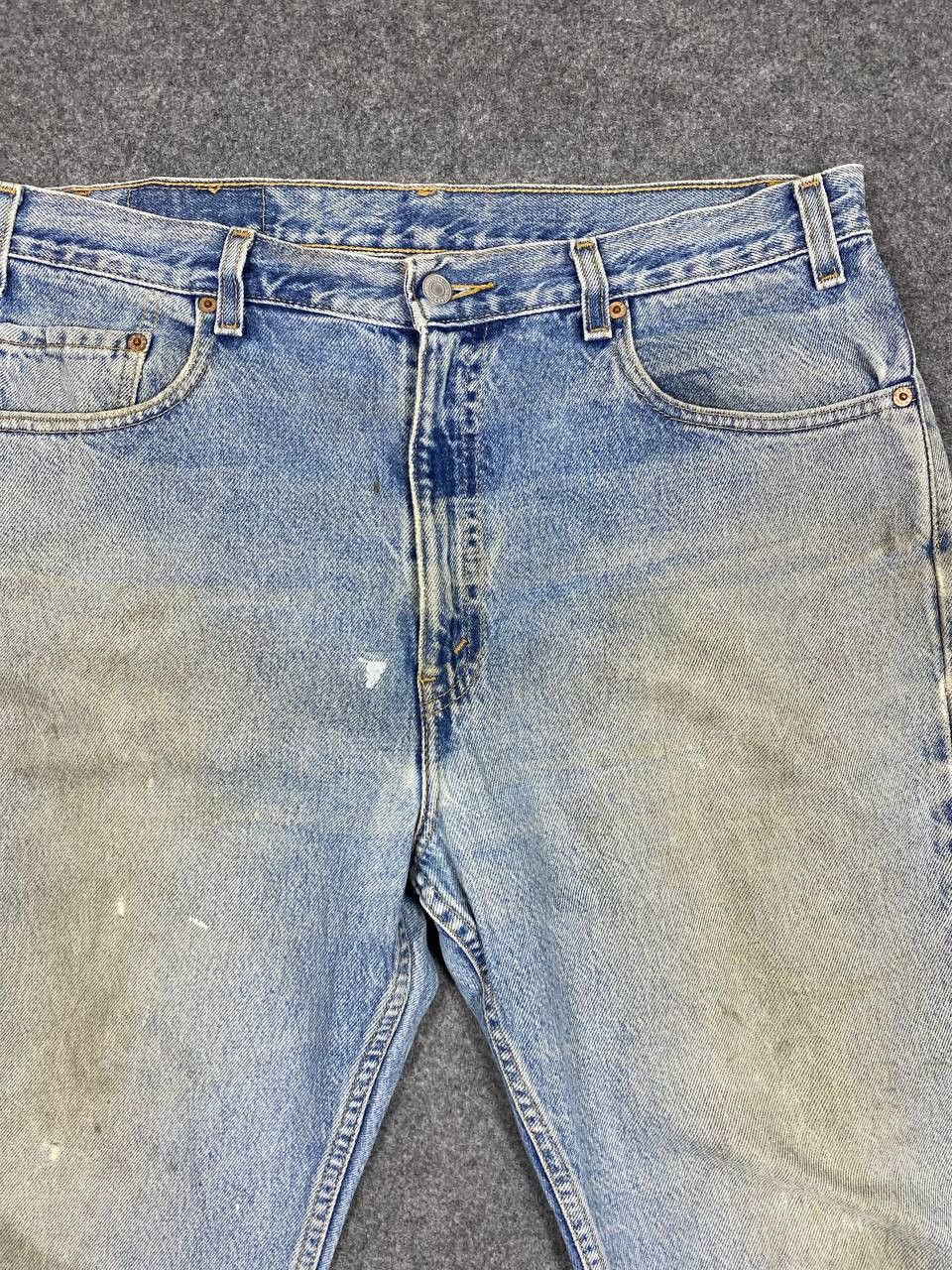Levi's vintage levis 505 regular fit lightwash denim nice design Size US 38 / EU 54 - 7 Thumbnail