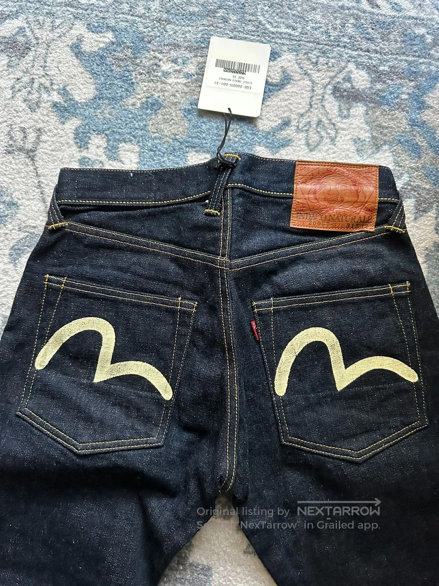 Evisu EVISU Natural Dye 2000T White Ears. Size US 31 - 3 Thumbnail