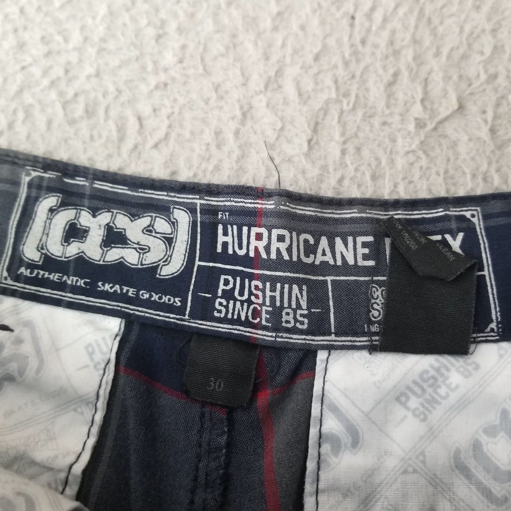 Vintage CCS Shorts Mens 30 Blue Plaid Chino Short Casual Athletic Hybrid Flex Belt Loops Logo Button Pockets 30in Regular Spring Summer MD? Wait. Size US 30 / EU 46 - 3 Thumbnail