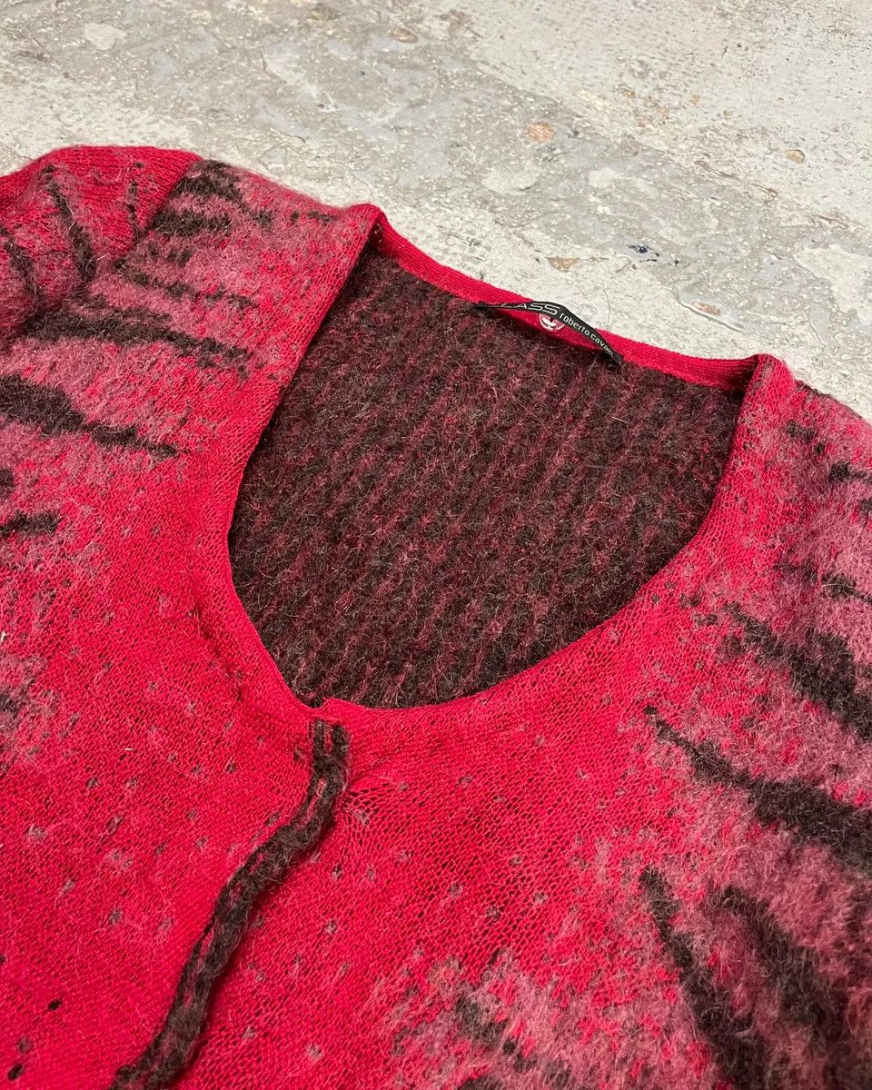 Roberto Cavalli 2000s Roberto Cavalli Red Devil Zebra Cardigan Size M / US 6-8 / IT 42-44 - 5 Thumbnail
