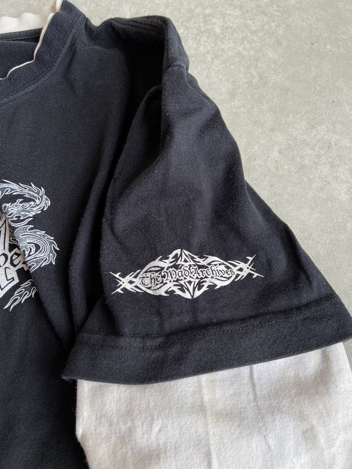 If Six Was Nine × Japanese Brand × Le Grande Bleu (L.G.B.) Y2k MIND GAMES THE MAD DOUBLE LAYER LONGSLEEVE Size US L / EU 52-54 / 3 - 4 Thumbnail