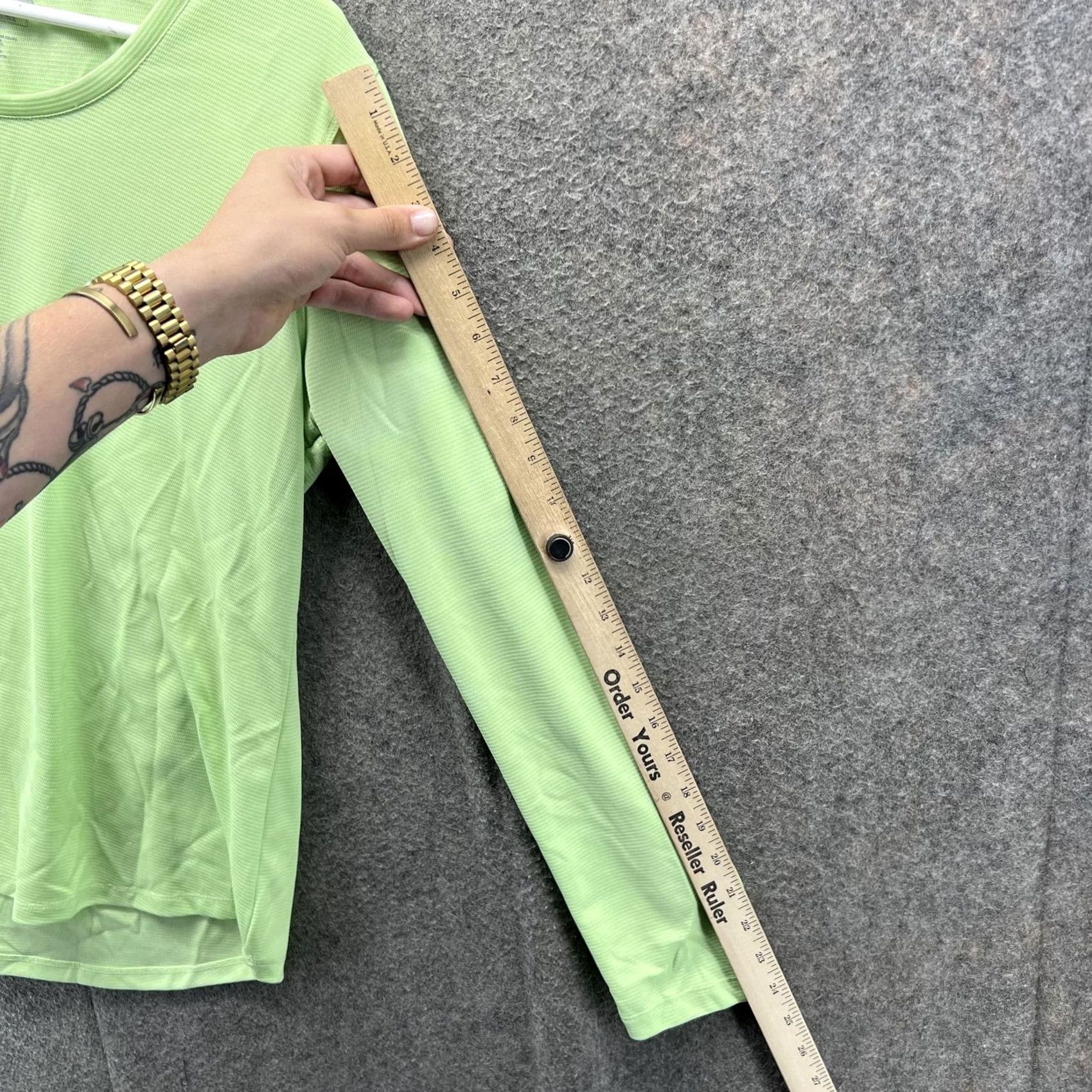 Vintage Reel Legend Freeline Shirt Men L Green Long Sleeve Hiking Activewear Outdoor Crew Neck Lightweight Size US L / EU 52-54 / 3 - 4 Thumbnail