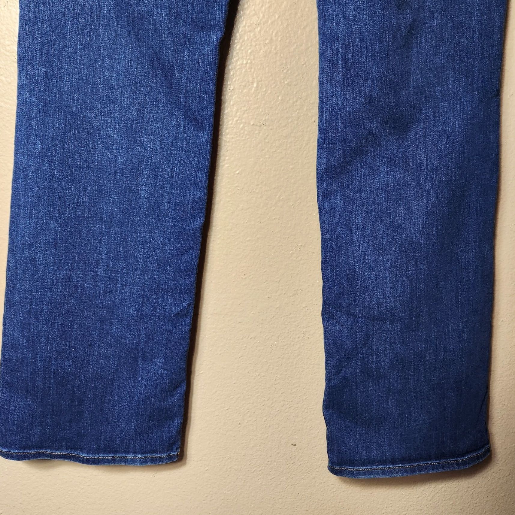 NYDJ NYDJ Barbara Bootcut Lift Tuck High Rise Jeans-Size 10 Womens Blue Denim Stretch Pockets Shaping Regular Rise Hairline? Size 32" / US 10 / IT 46 - 7 Thumbnail