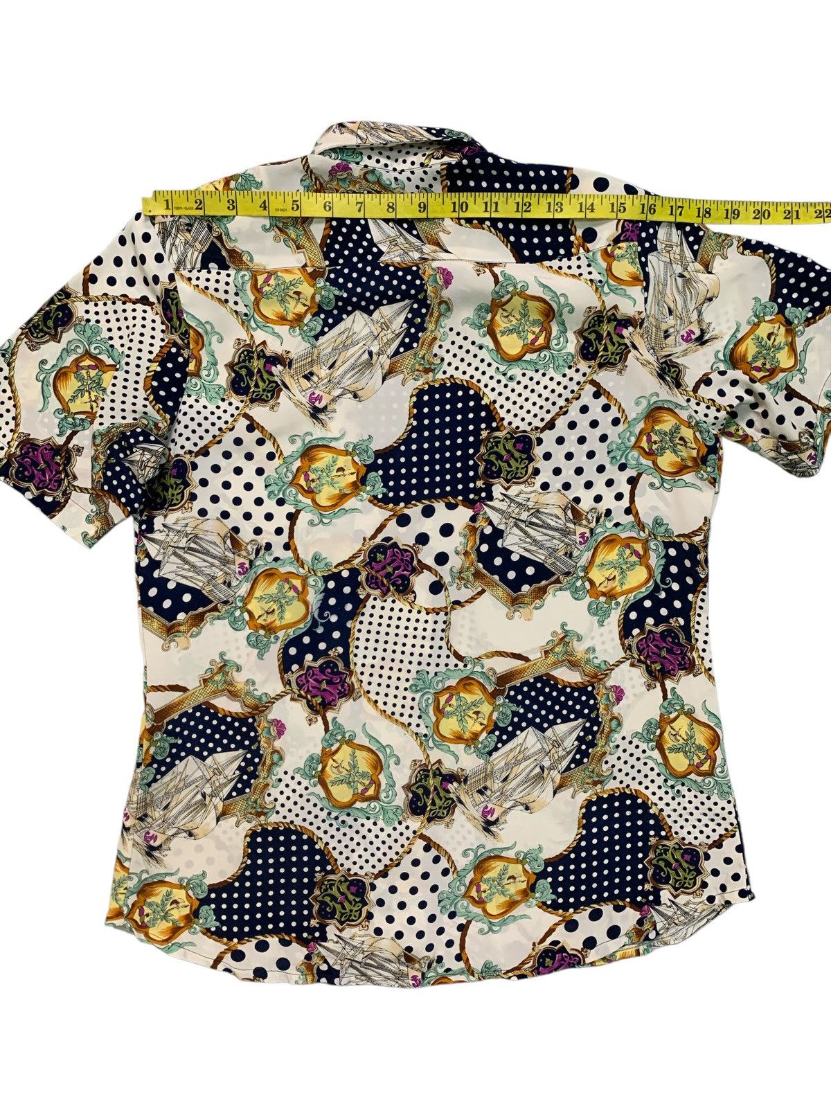 Other Rare Design Vintage Short-Sleeved Blouse Size M / US 6-8 / IT 42-44 - 6 Thumbnail