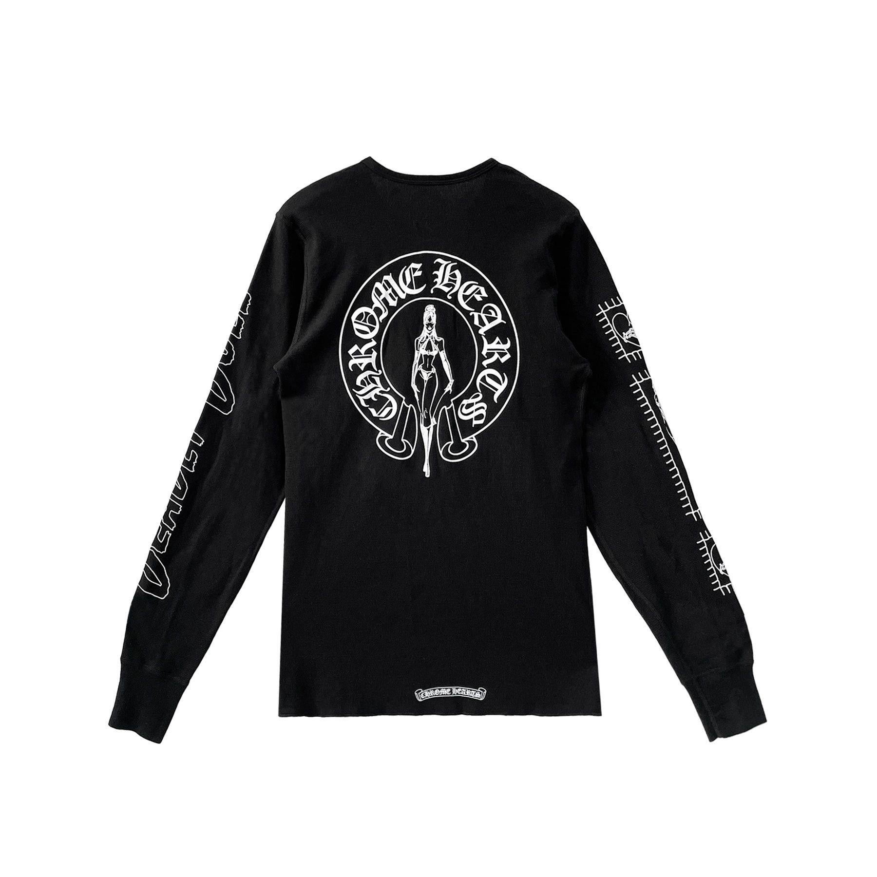 Chrome Hearts Chrome Hearts Deadly Doll Waffle Thermal Long Sleeve Tee Size XL / US 12-14 / IT 48-50 - 2 Thumbnail