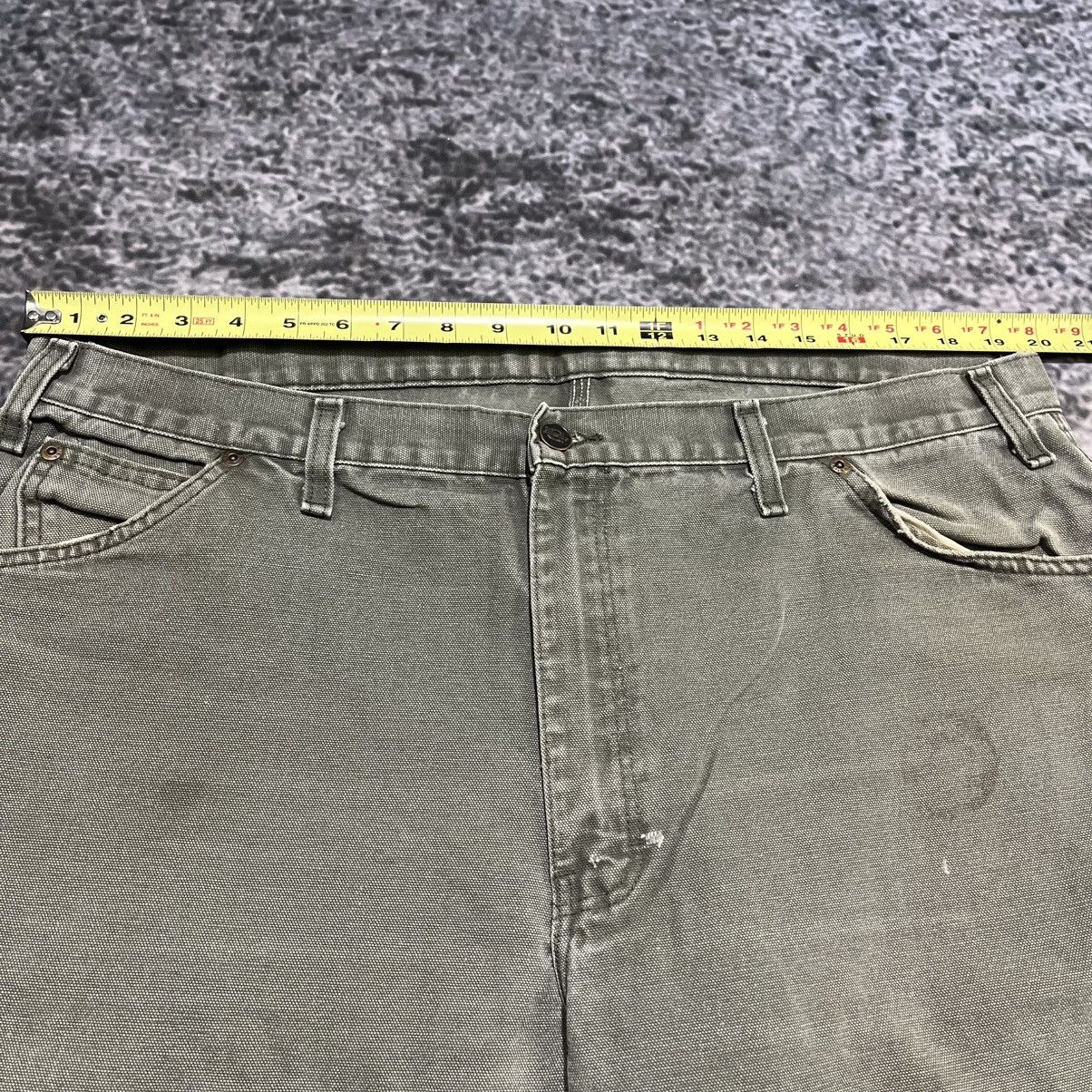 Dickies VINTAGE BAGGY DICKIES FADED GREEN WORKWEAR CARPENTER JEANS Size US 40 / EU 56 - 12 Thumbnail