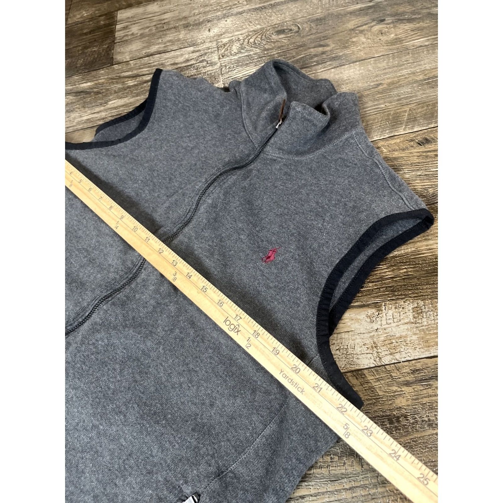 Polo Ralph Lauren Polo Ralph Lauren Vest Mens XL Full Zip Fleece Charcoal Gray Golf Casual Size US XL / EU 56 / 4 - 3 Thumbnail