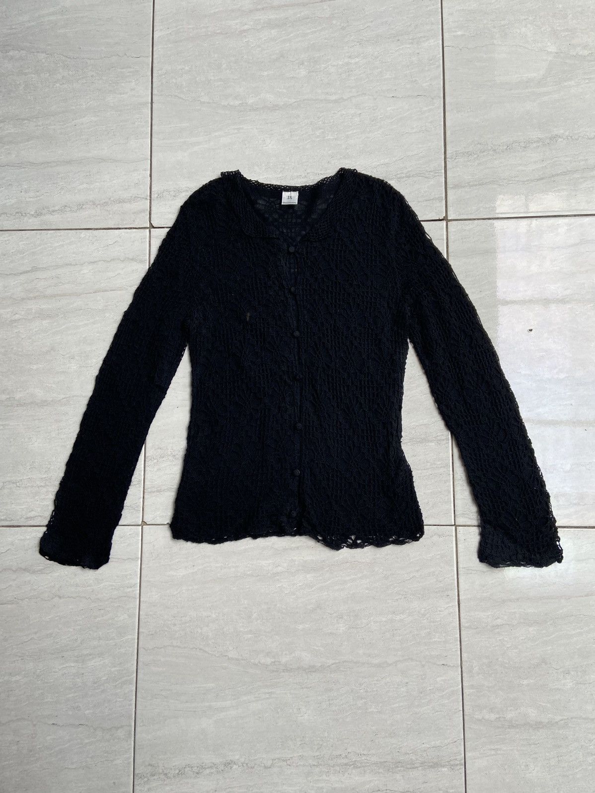 Issey Miyake IS SUNAO KUWAHARA Iseey Miyake Black Cardigan Size US XS / EU 42 / 0 - 1 Thumbnail