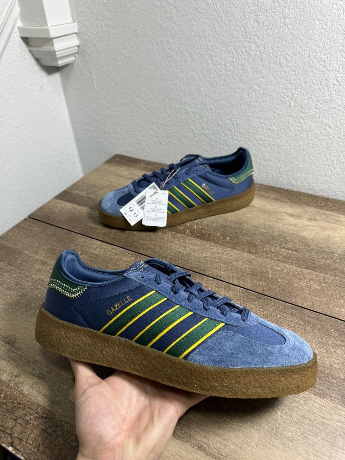 Adidas Adidas x CLOT Originals Gazelle Night Marine Men's 12 Size US 12 / EU 45 - 1 Thumbnail