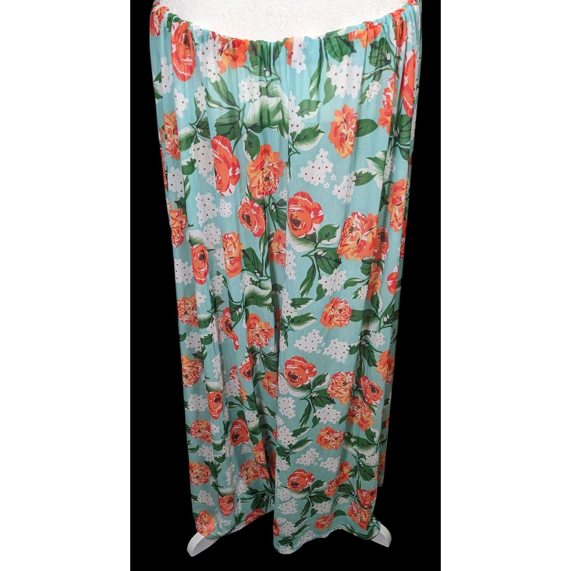 Other Blue And Orange Semi-Sheer Mesh Lounge Pants Size 34" / US 12 / IT 48 - 1 Thumbnail