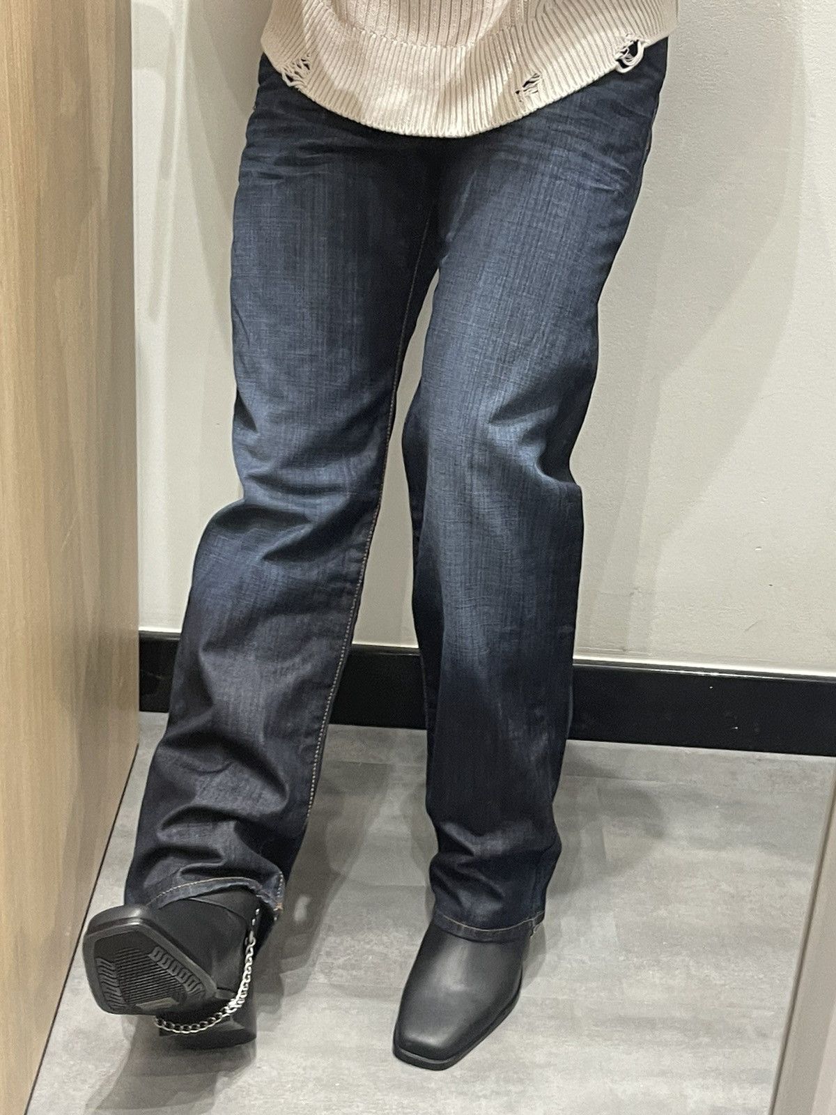 Hugo Boss Hugo Boss Orange Dark Indigo Denim Pants Size US 32 / EU 48 - 3 Thumbnail