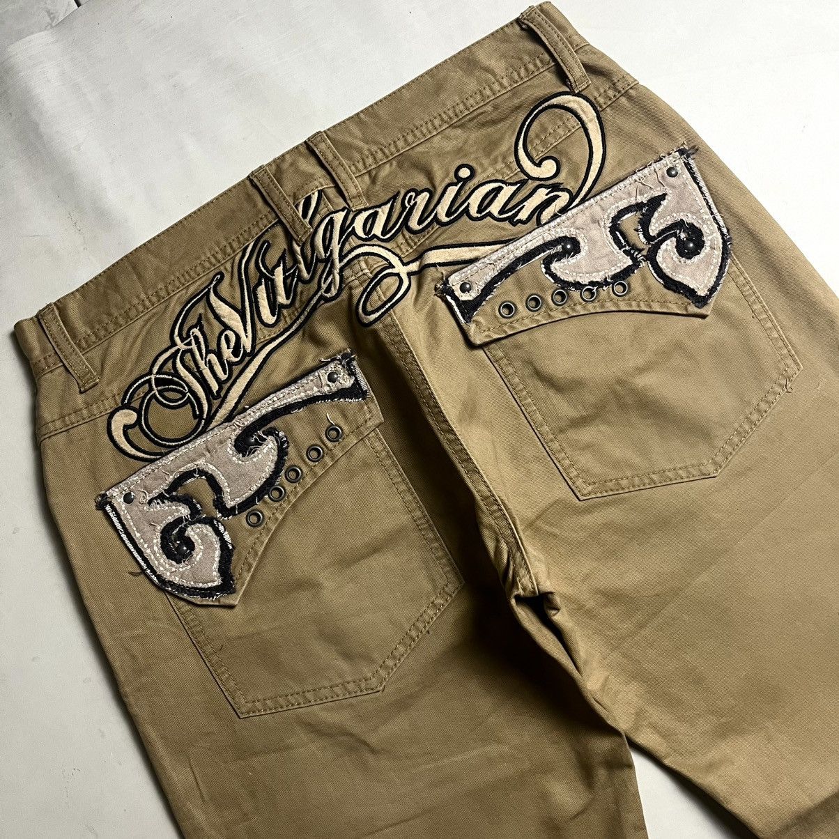 If Six Was Nine 🔥HOT🔥Early 00s In the attic Embroidery pant Size US 31 - 3 Thumbnail