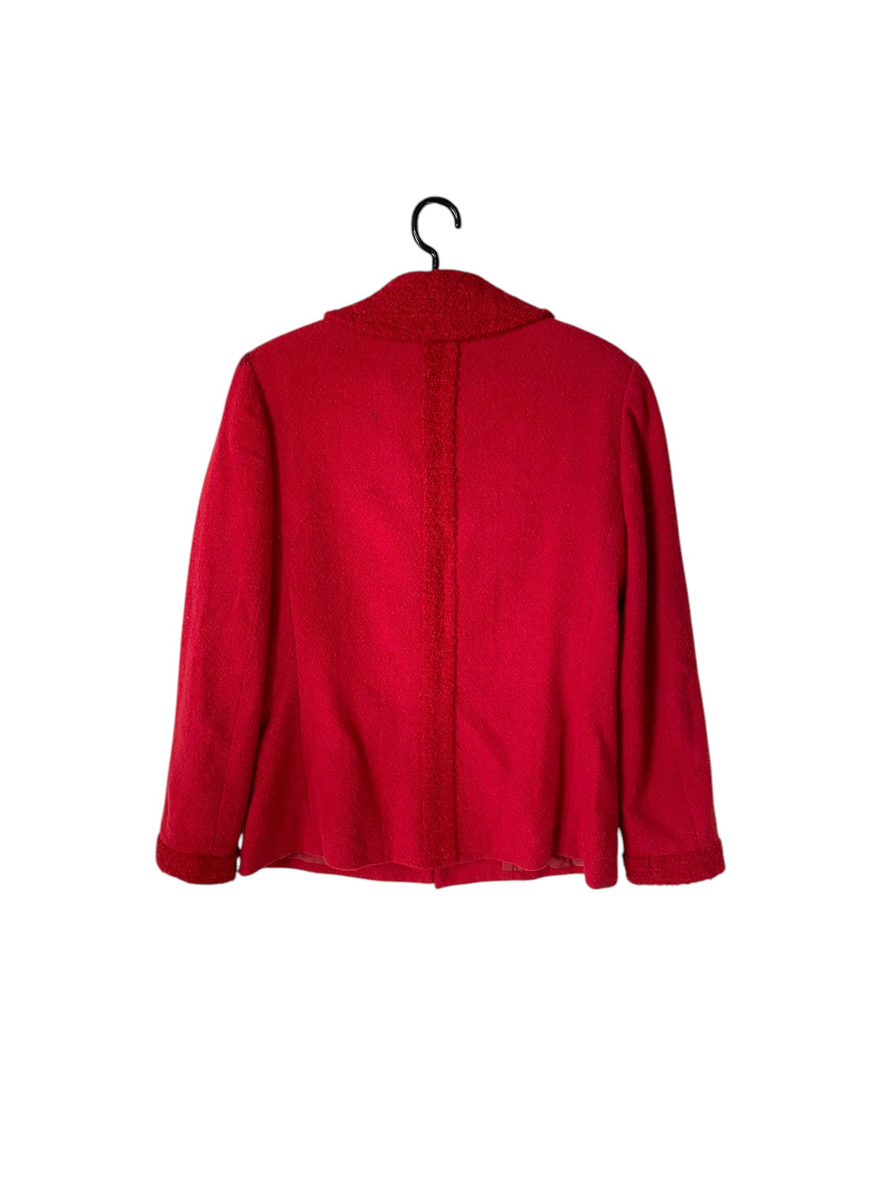 Balenciaga 2000s Balenciaga angora wool blend tailor jacket Size XS / US 0-2 / IT 36-38 - 2 Thumbnail